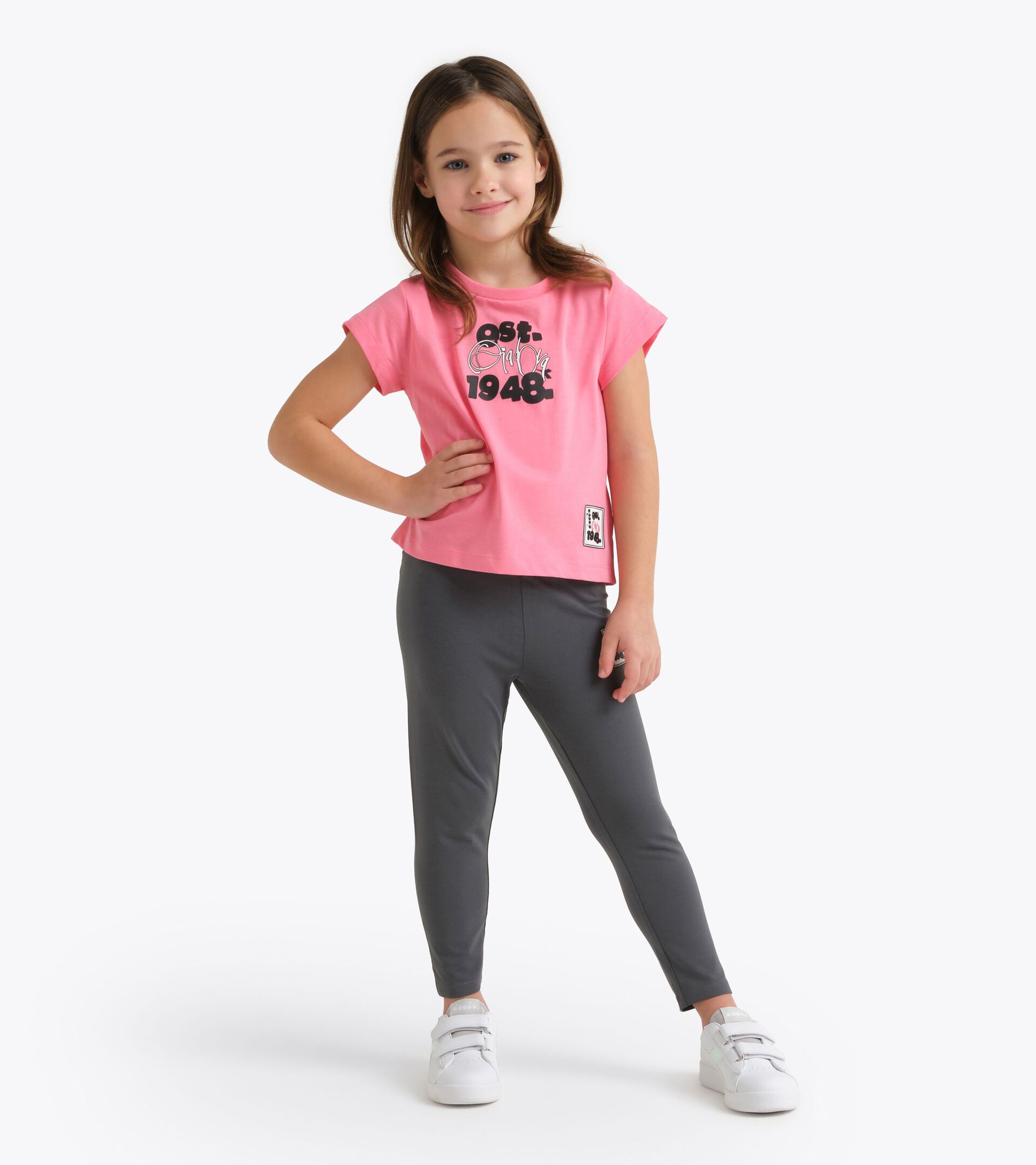 T-shirt - Girls
 JG. T-SHIRT SS ESS. SPORTS PINK LEMONADE - Diadora