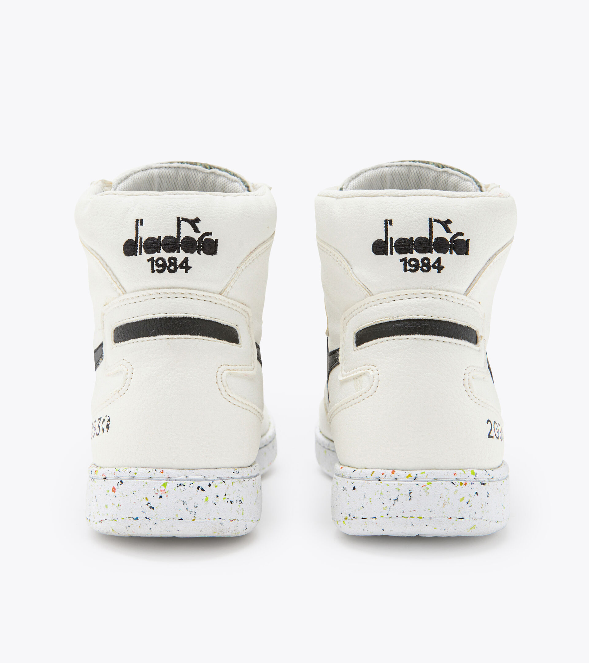 Heritage shoes - Unisex MI BASKET 2030 WHITE/BLACK - Diadora