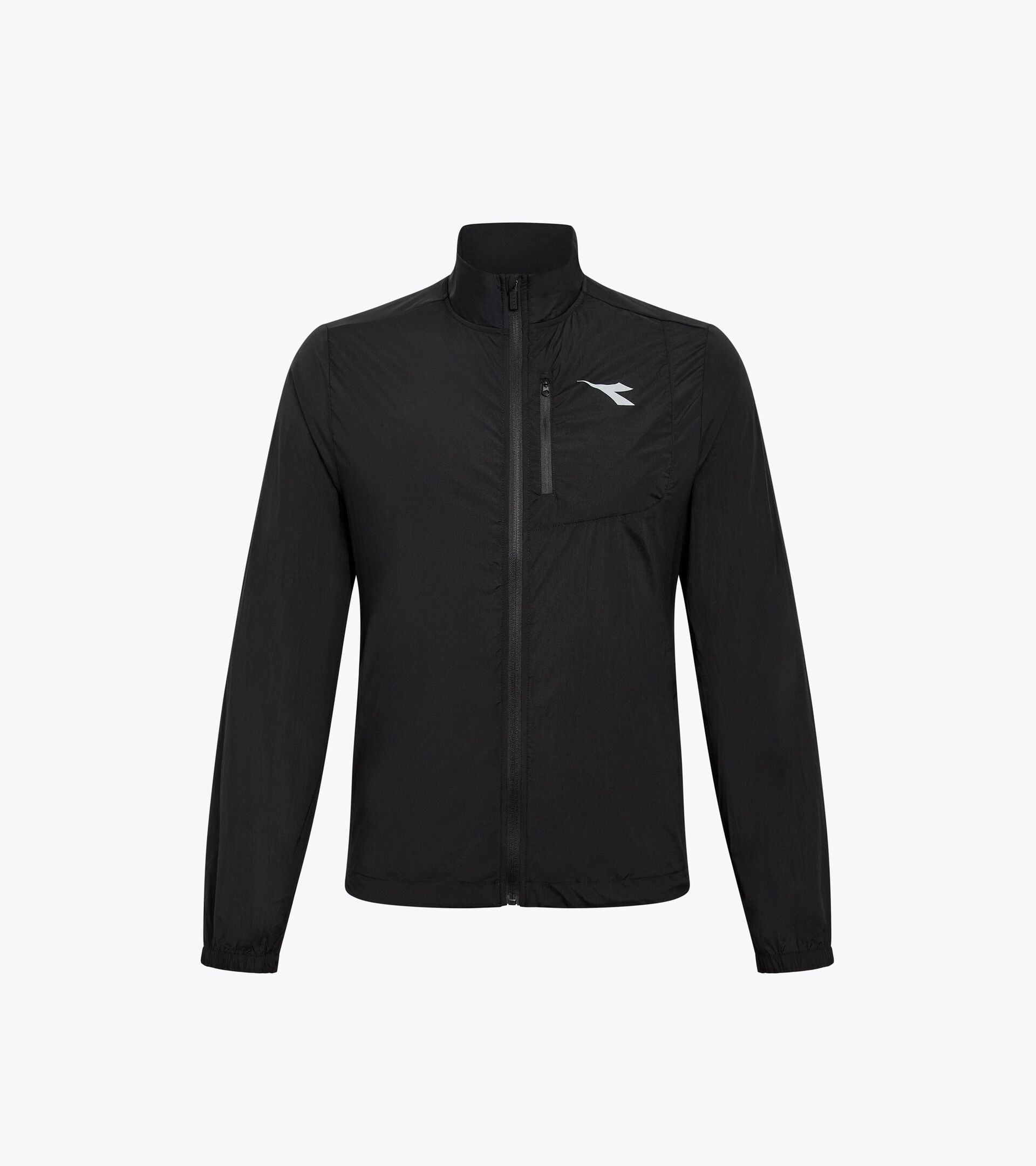 Packable windbreaker jacket  - Running - Men’s WINDBREAKER PACKABLE JACKET BLACK - Diadora