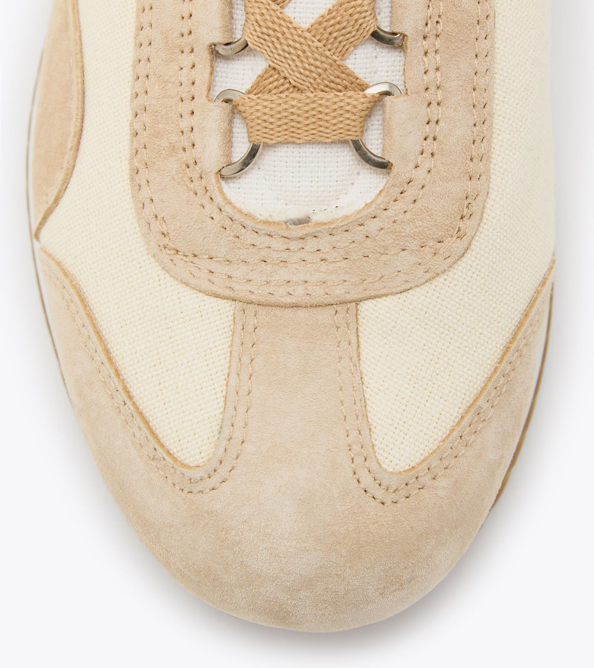 Heritage shoe - Gender neutral EQUIPE H CANVAS STONE WASH CLOUD CREAM - Diadora