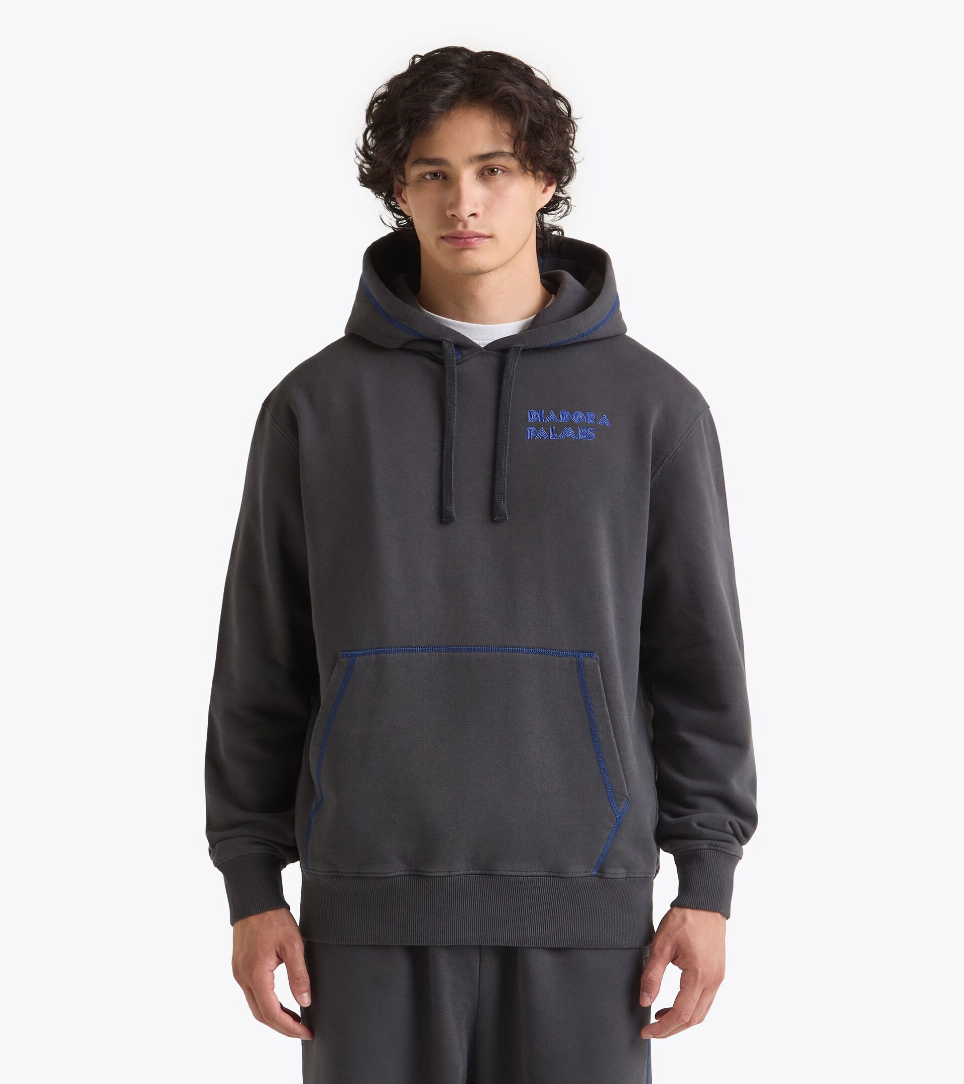 Legacy hoodie - Made in Italy - All-gender HOODIE LEGACY BLACK OYSTER - Diadora