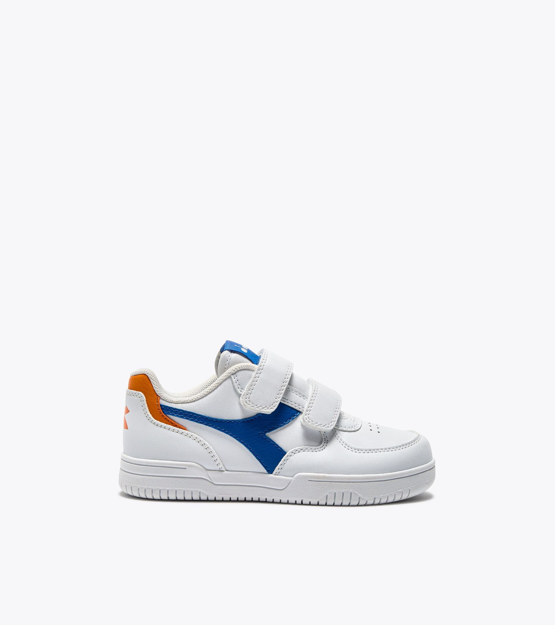 Sports shoes - Kids 4-8 years RAPTOR LOW PS WHT/IMPERIAL BL/PERSIMMON ORG - Diadora