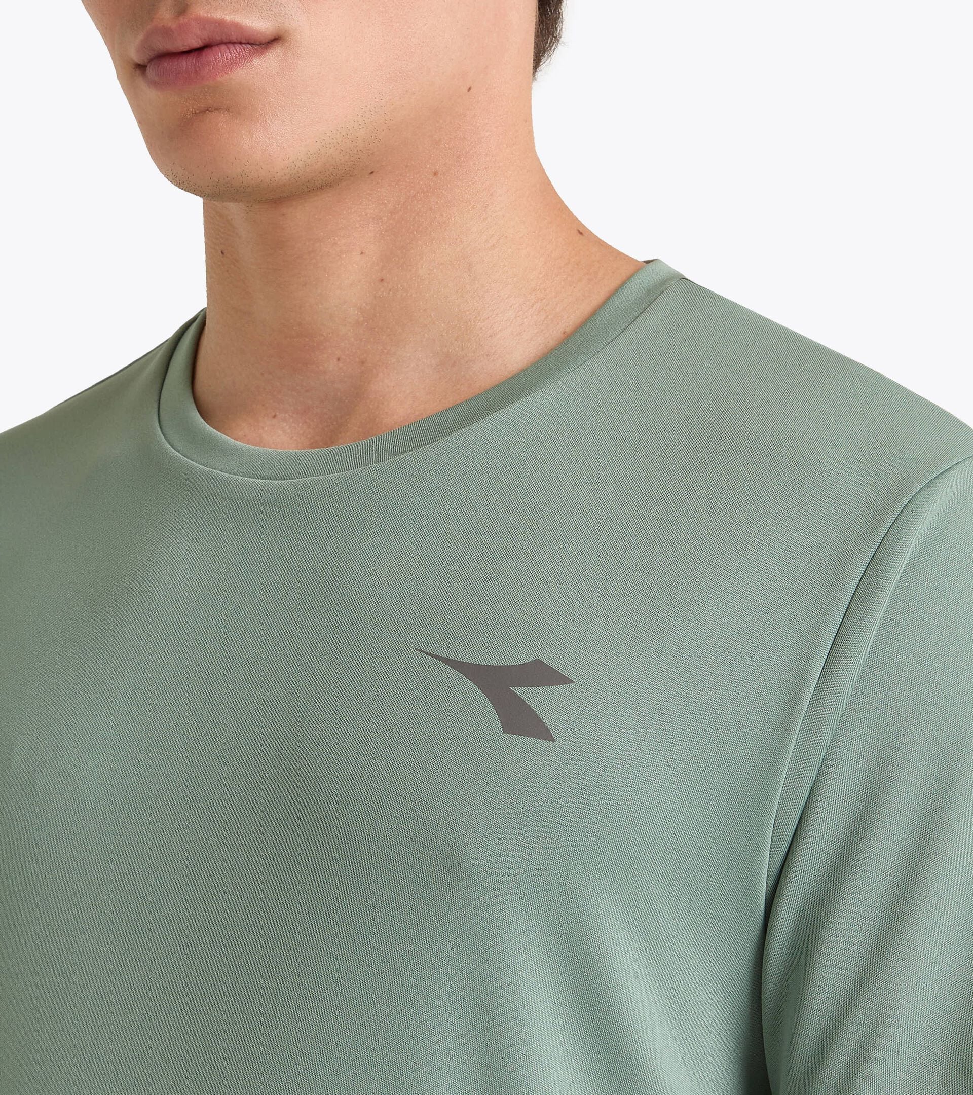 Sports t-shirt - Men RUN SS T-SHIRT ICEBERG GREEN - Diadora