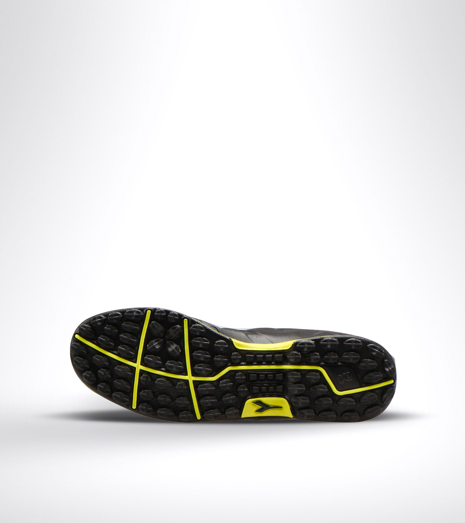 Footwear Sport UOMO PICHICHI 3 TF BLACK/YELLOW FL DD/SILVER Diadora