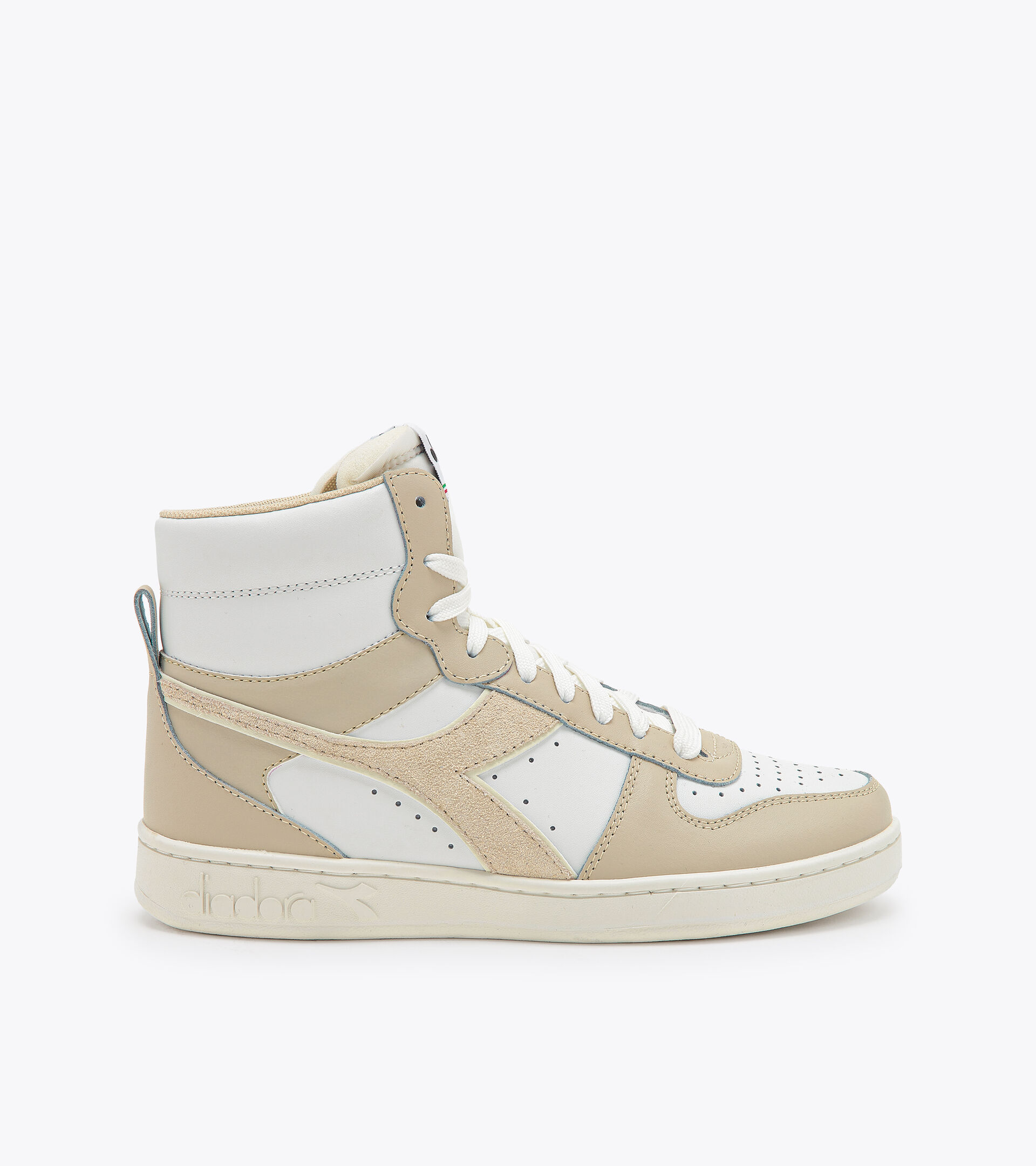 Scarpa sportiva - Donna MAGIC BASKET MID LEATHER WN BIANCO/BEIGE BETULLA - Diadora