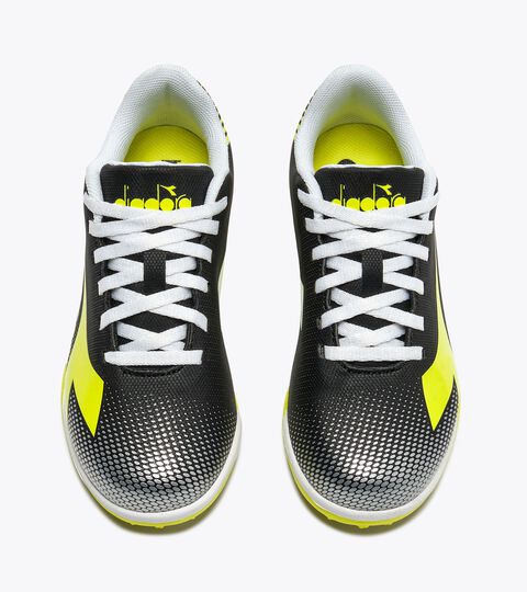 Calcio boots for synthetic grounds - Junior
 PICHICHI 8 TF JR BLACK/YELLOW FL DD/SILVER DD - Diadora
