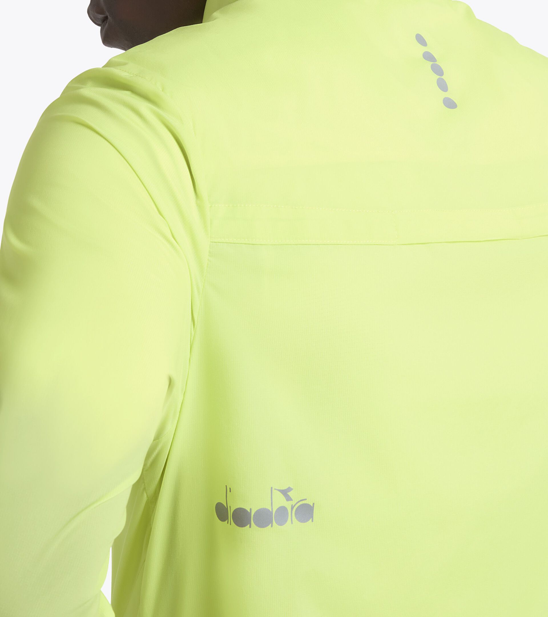 Windbreaker - Men&rsquo;s WINDBREAKER PACKABLE JACKET WILD LIME GREEN - Diadora