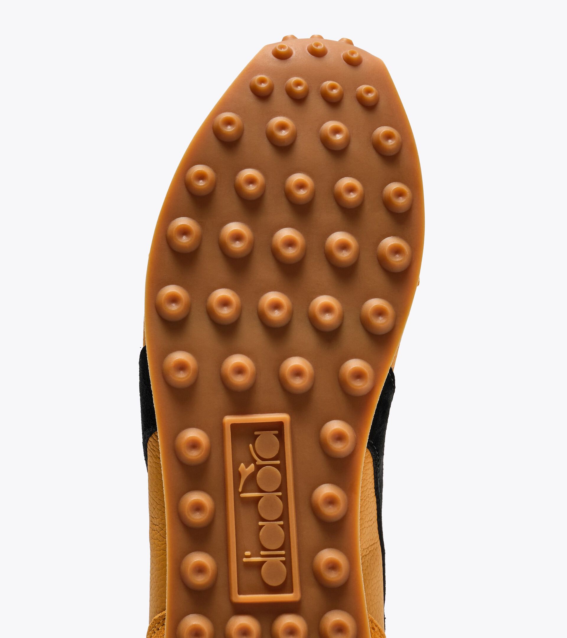 Low-profile leather sneaker - All-gender RALLY PUNCHED ORANGE MUSTARD - Diadora