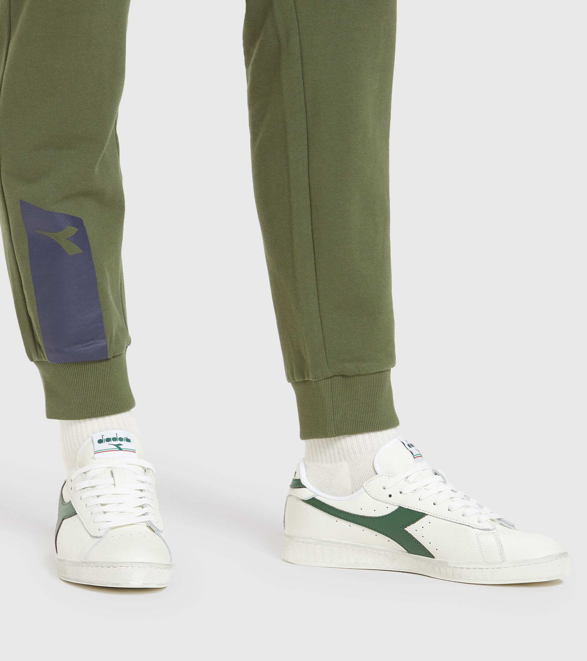 Footwear Sportswear UNISEX GAME L LOW WAXED WHITE/FOGLIAGE Diadora