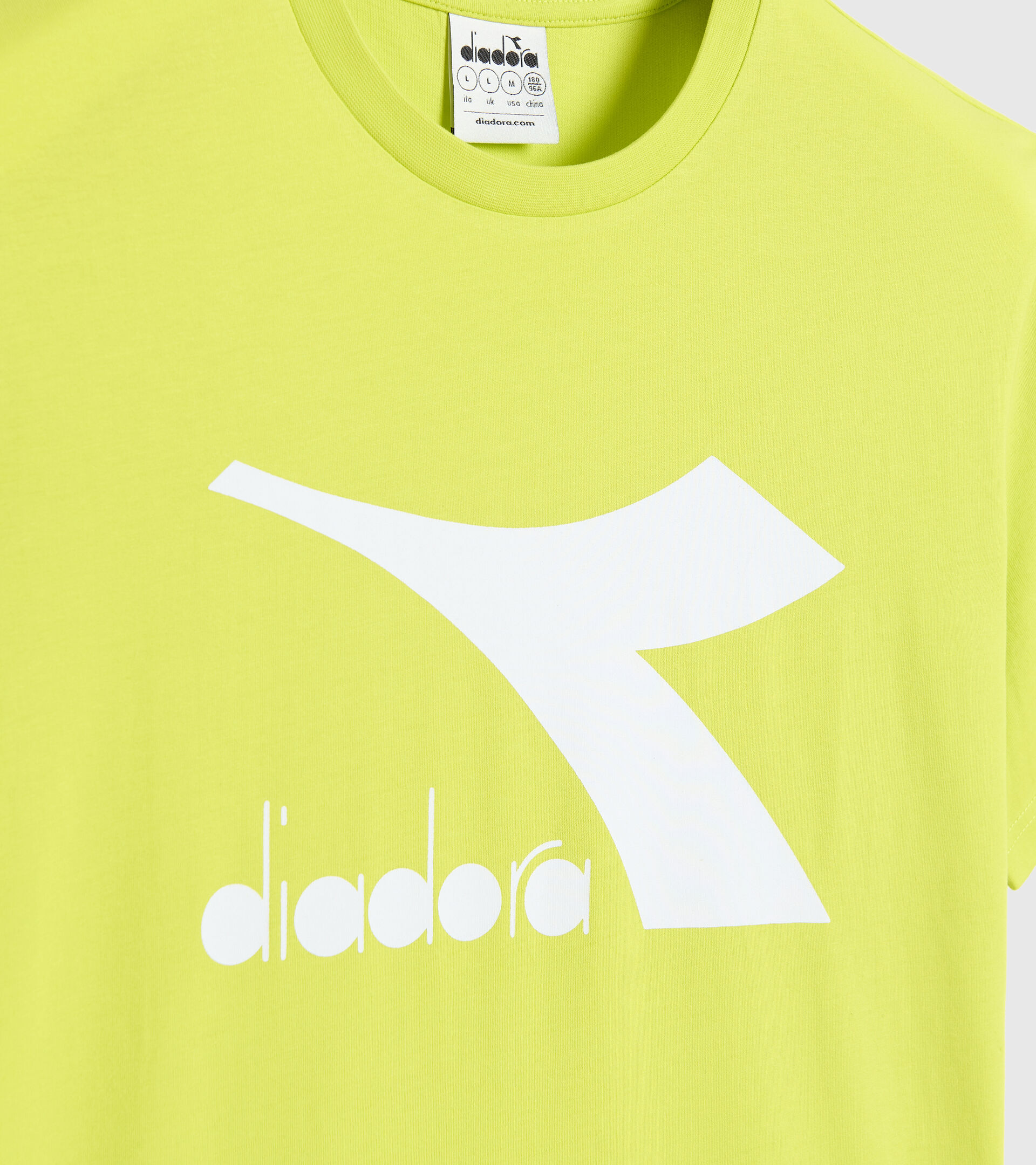 Cotton T-shirt - Men T-SHIRT SS CHROMIA GREEN SPRING - Diadora