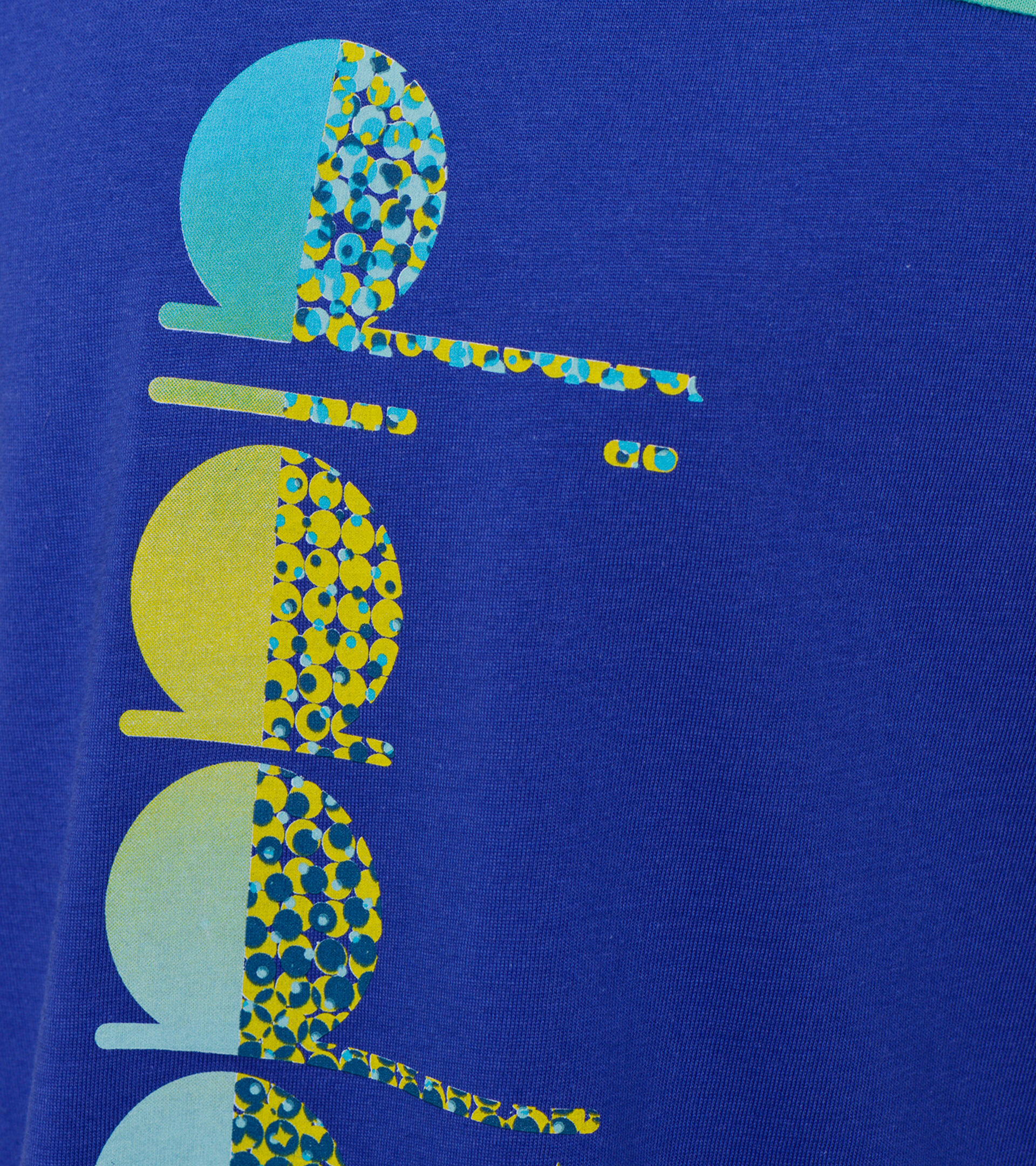 T-shirt with logo - Boys JB. T-SHIRT SS DIADORA CLUB BLUE CLEMATIS - Diadora