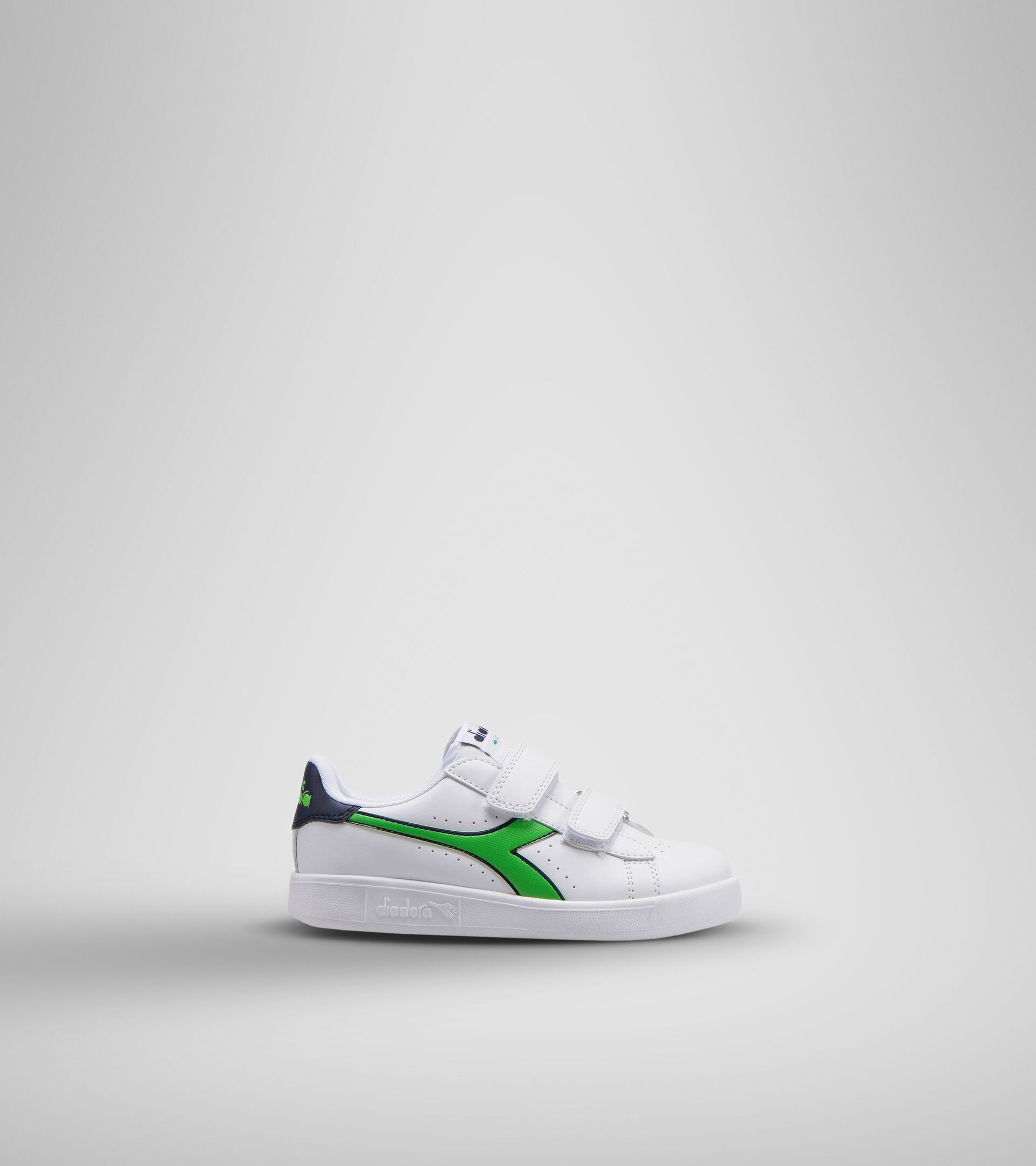 Chaussures de sport - Enfants 4-8 ans GAME P PS BLC/NOIR IRIS/VERT CLASSIQUE - Diadora