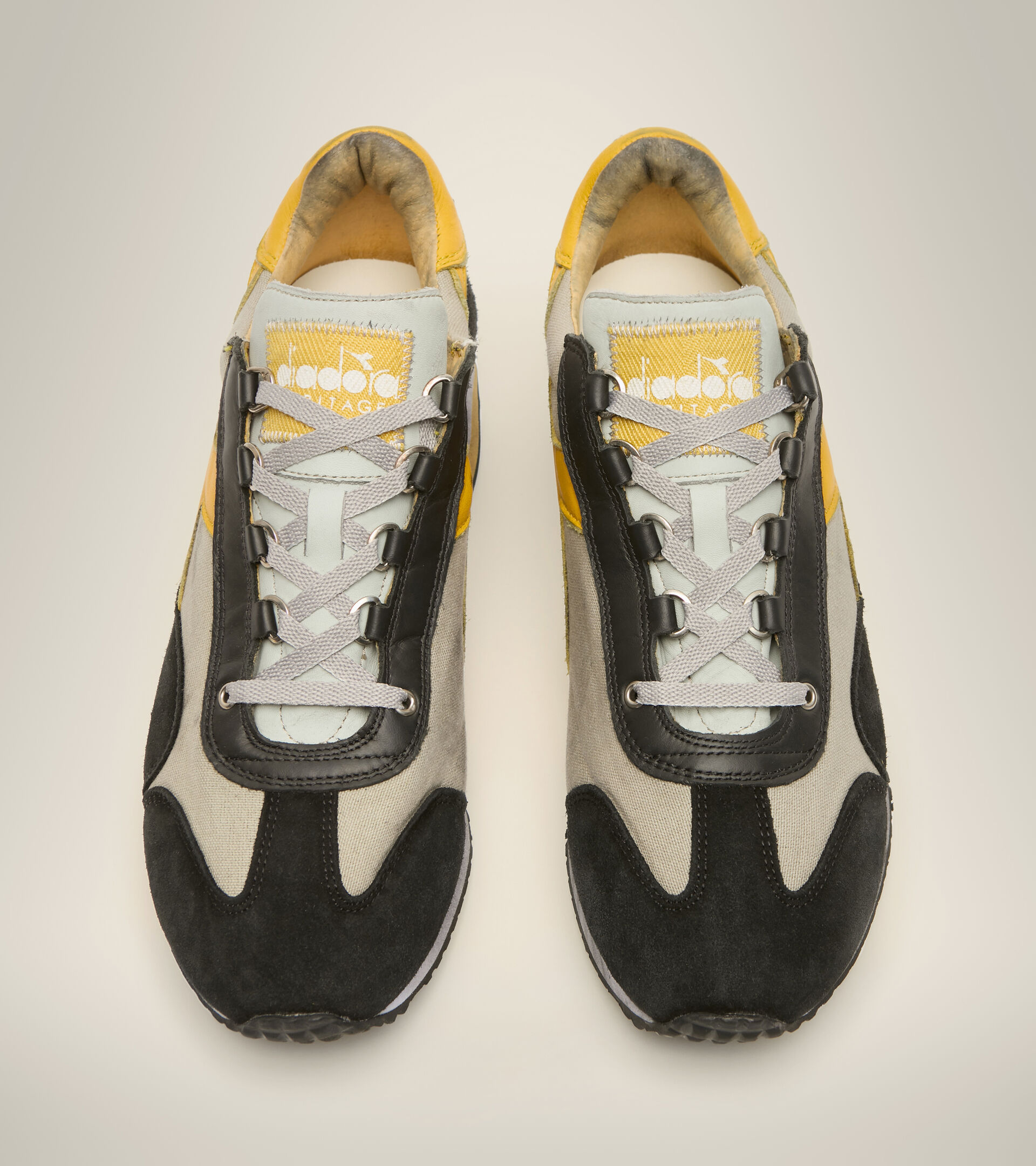 Heritage shoe - Unisex EQUIPE H DIRTY STONE WASH EVO GRAY WILLOW - Diadora