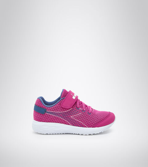 Laufschuh Junior - Unisex FLAMINGO 7 JR FUCHSIE ROT/WEISS - Diadora