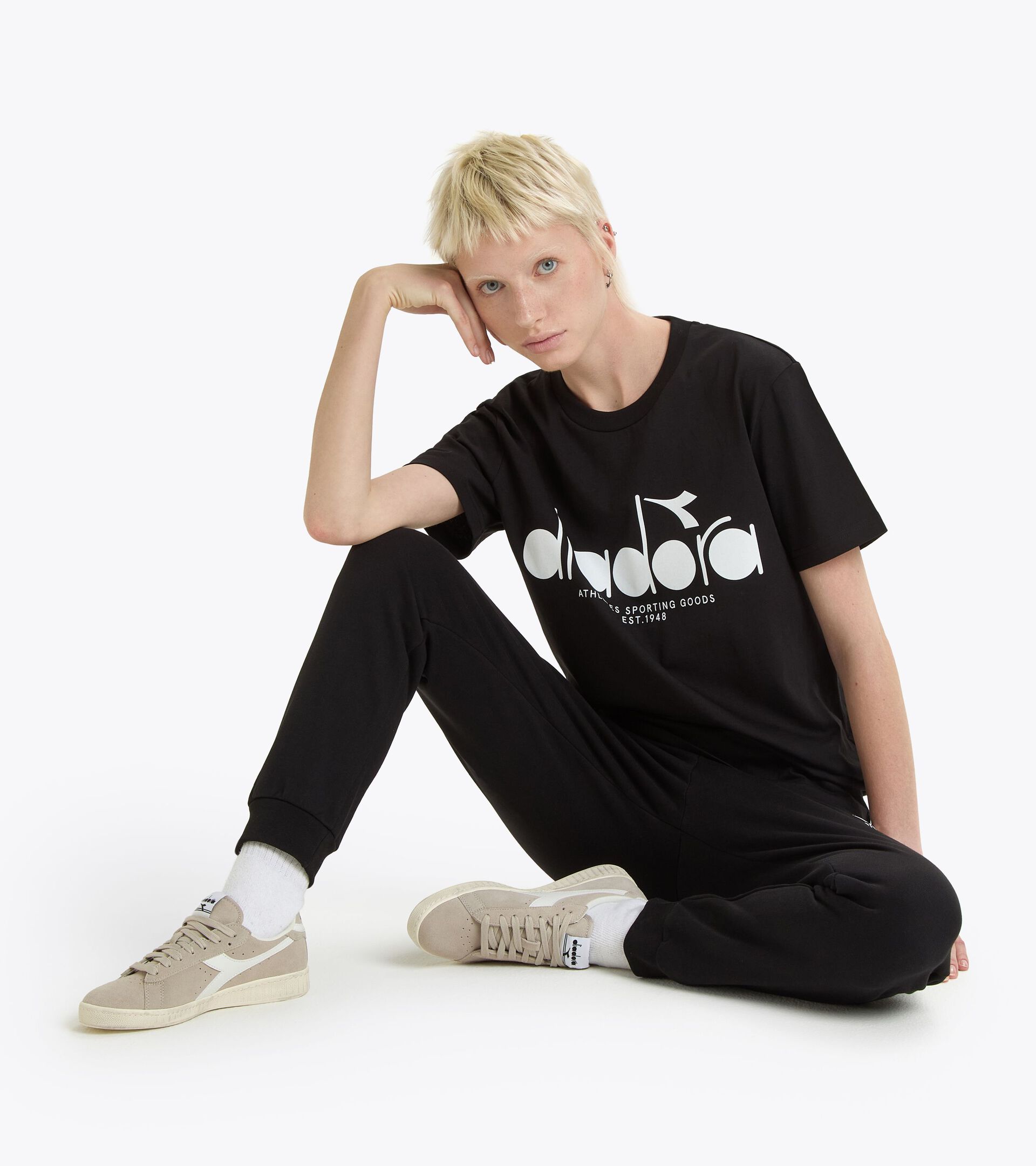 PANTS LOGO, BLACK, hi-res