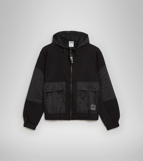 L. TRACK JACKET URBANITY, NEGRO Chaqueta deportiva- Mujer L. TRACK JACKET URBANITY NEGRO - Diadora