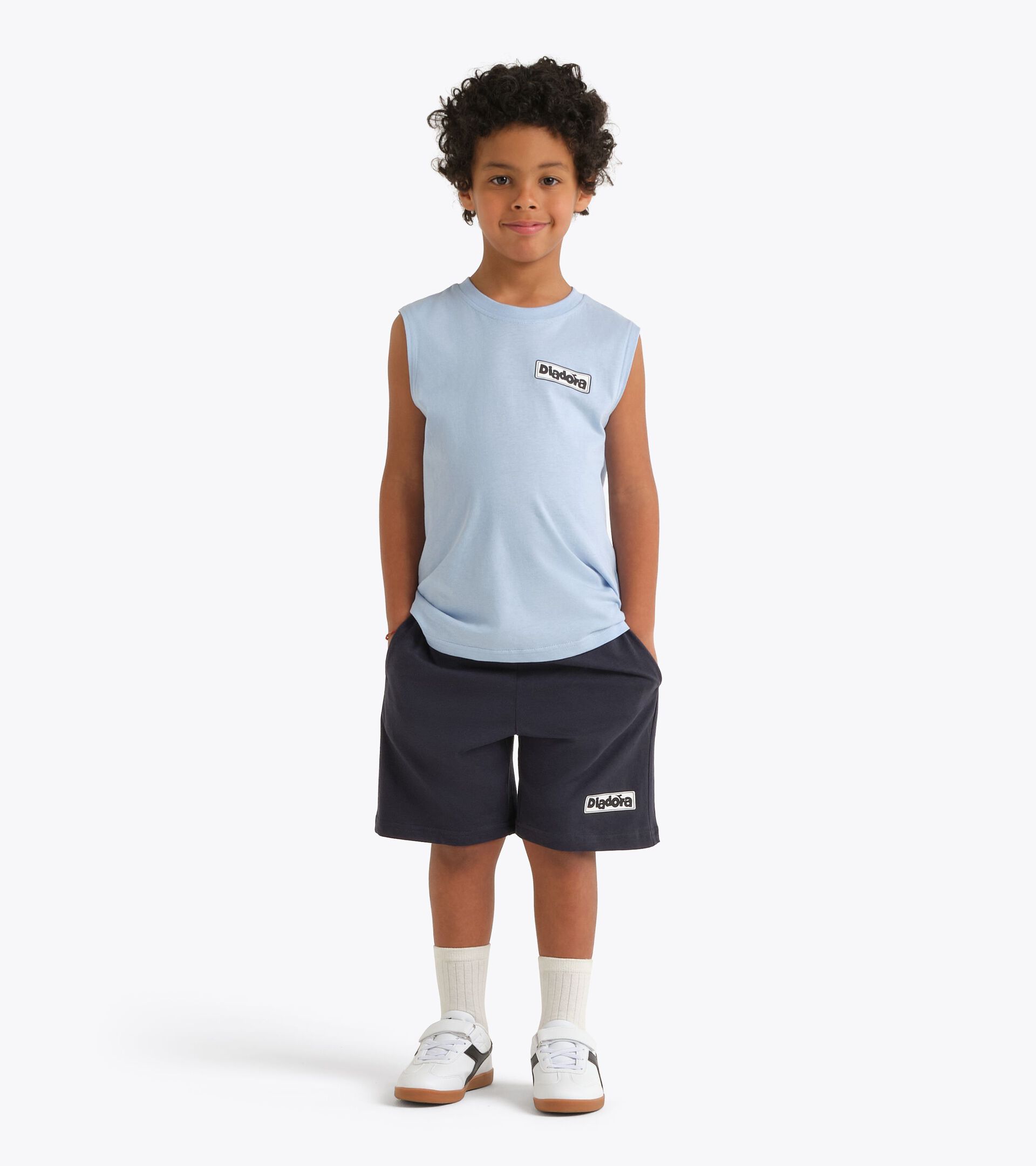 Conjunto deportivo - Camiseta sin mangas y pantal&oacute;n corto - Ni&ntilde;o
 JB. SET ESS. SPORTS SL RUTA AEREA - Diadora