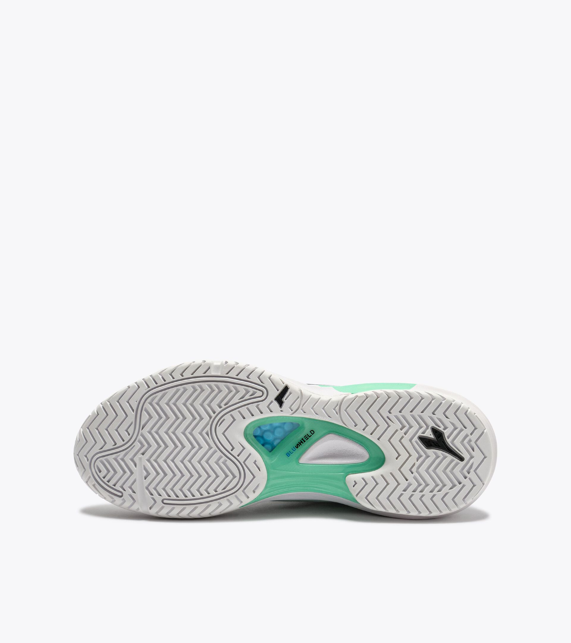 Zapatilla de tenis para superficies duras o de tierra batida - Precisi&oacute;n - Hombre SPEED BLUSHIELD FLY 5  AG VERDE PINO/NERO/BIANCO - Diadora