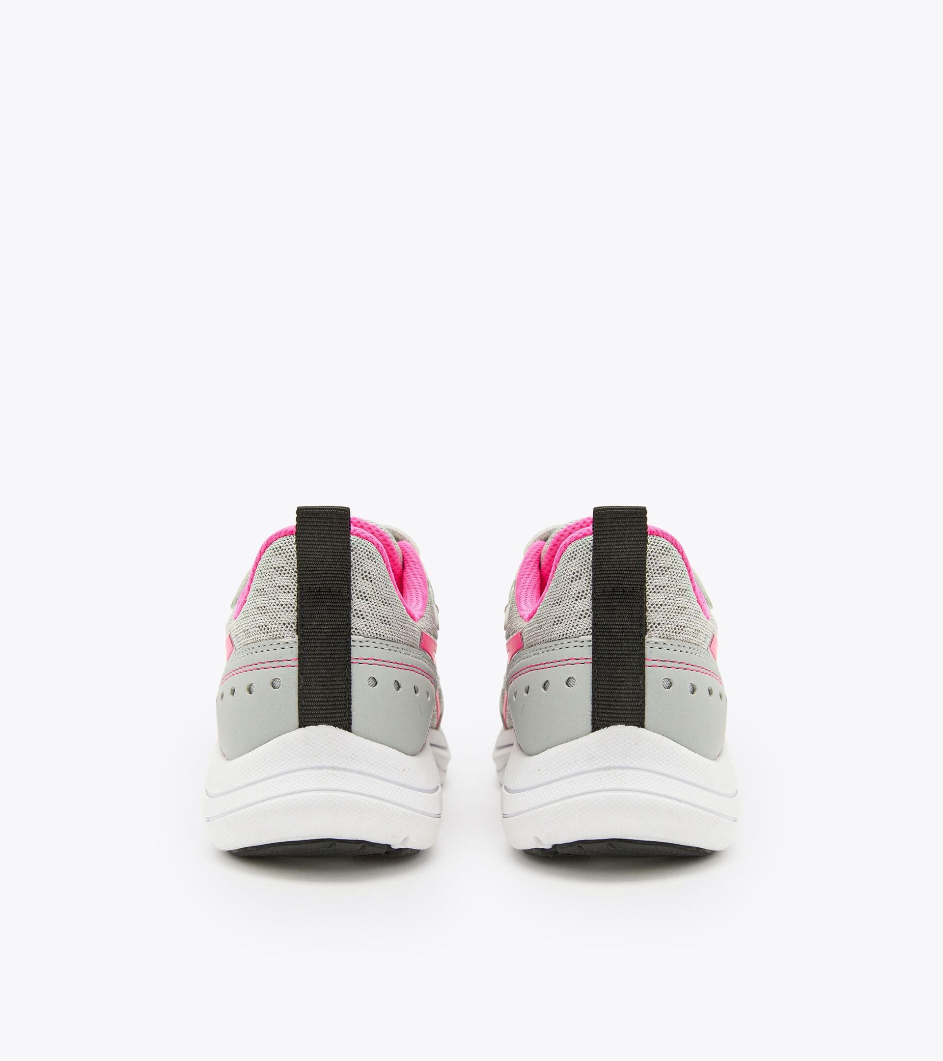Chaussures de running junior - Unisexe SNIPE JR ARGENT DD/ROSE FLUO - Diadora