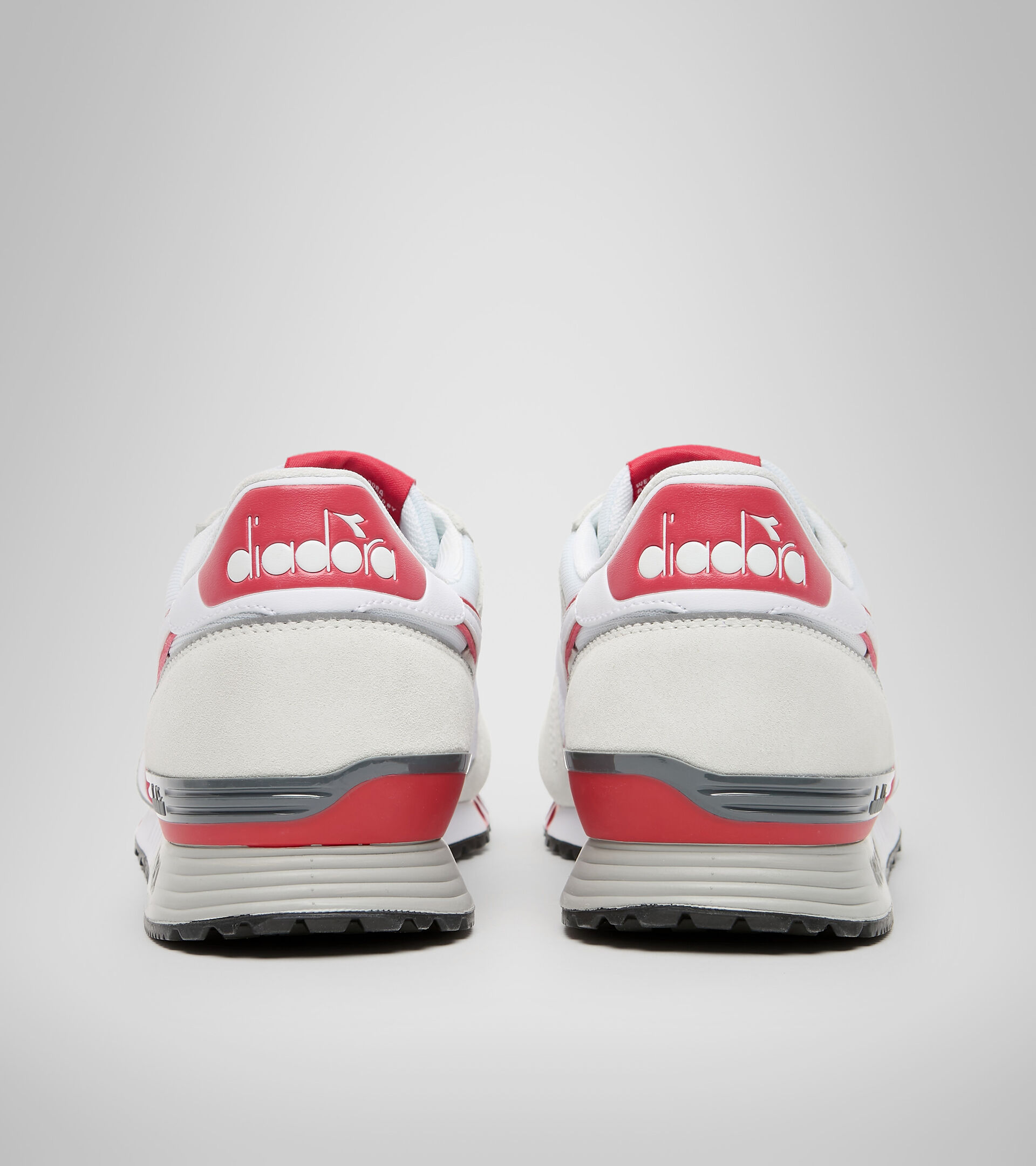Sports shoe - Men TITAN WHITE/RED CAPITAL - Diadora