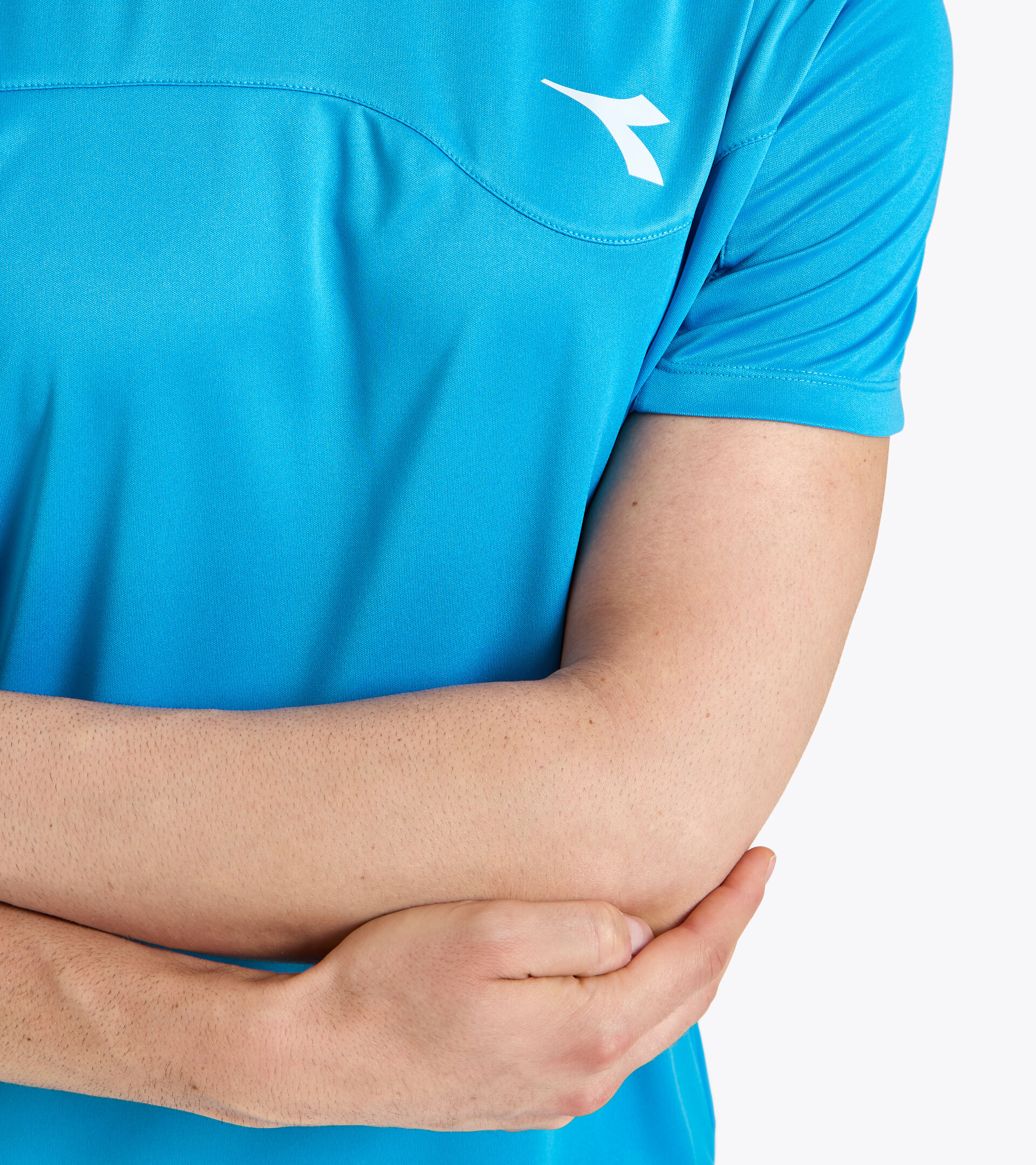 Camiseta de tenis - Hombre T-SHIRT TEAM AZUL REAL FLUO - Diadora