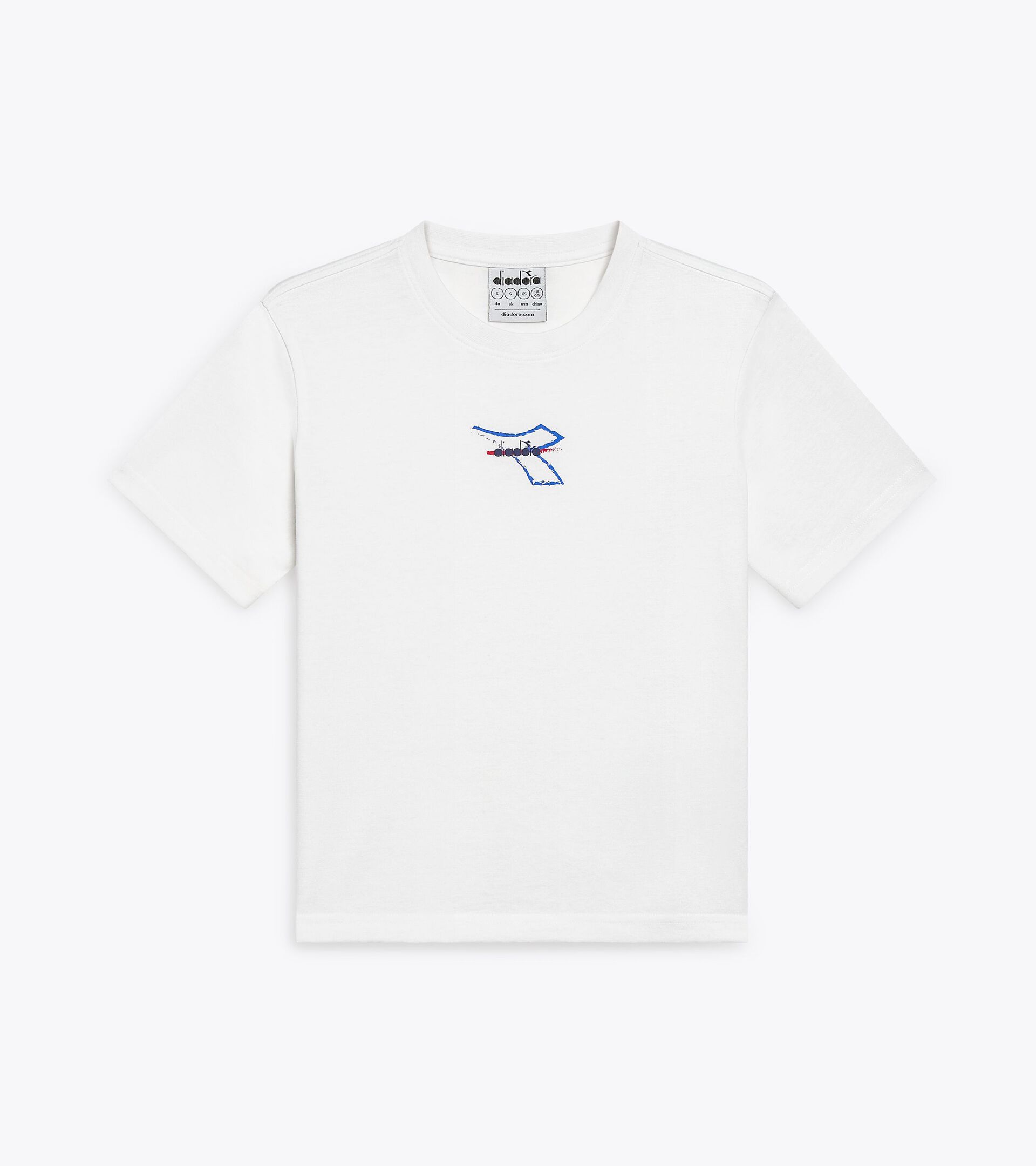 Cotton t-shirt - Boy JB. T-SHIRT SS GRAFFITI SL OPTICAL WHITE - Diadora