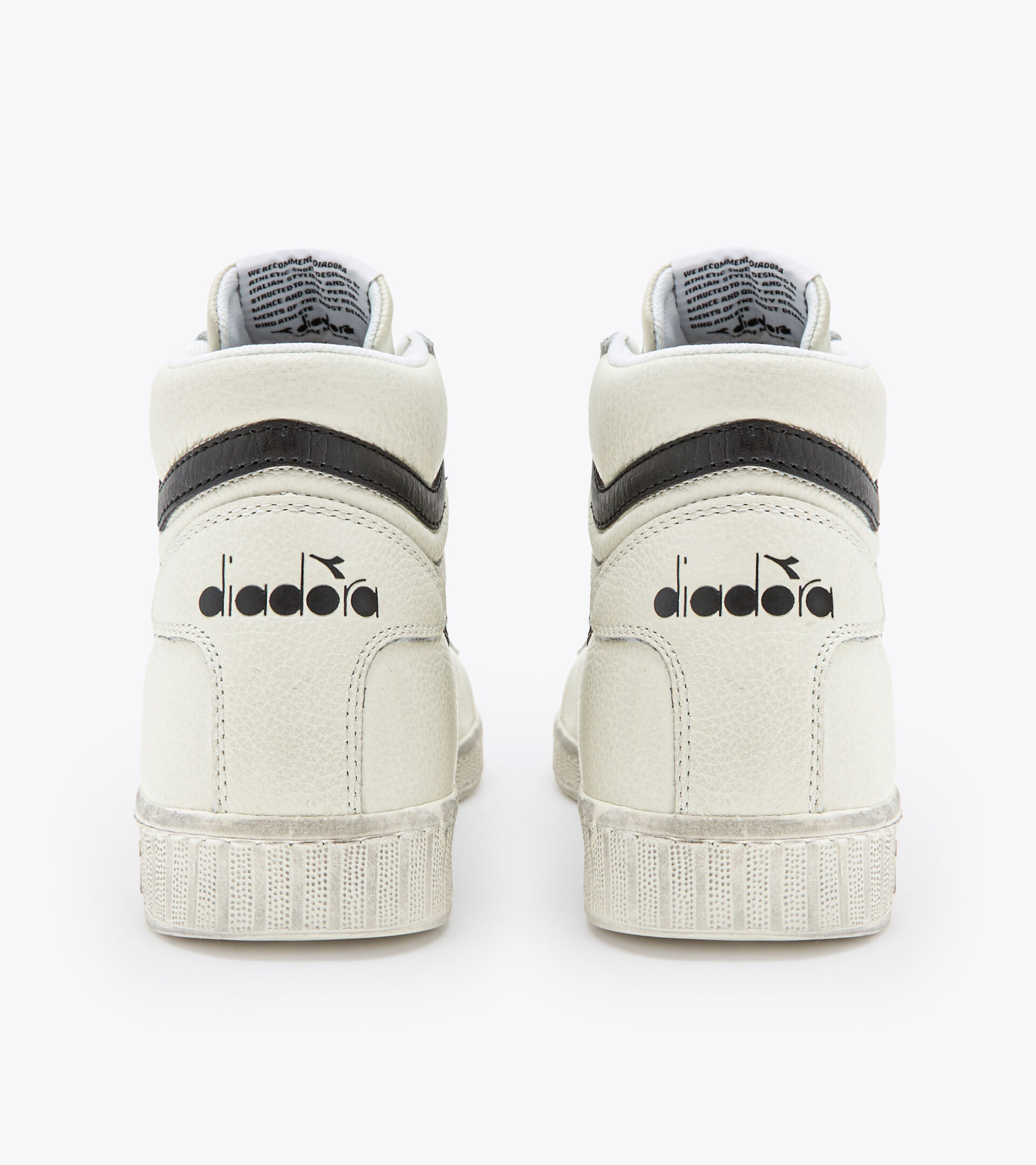 Sports shoes - Unisex GAME L HIGH WAXED WHITE/BLACK - Diadora