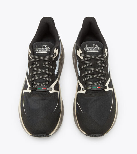 ATOMO V7000, BLACK/WHITE/SMOKE GRAY Made in Italy Running shoes - All-Gender ATOMO V7000 BLACK/WHITE/SMOKE GRAY - Diadora