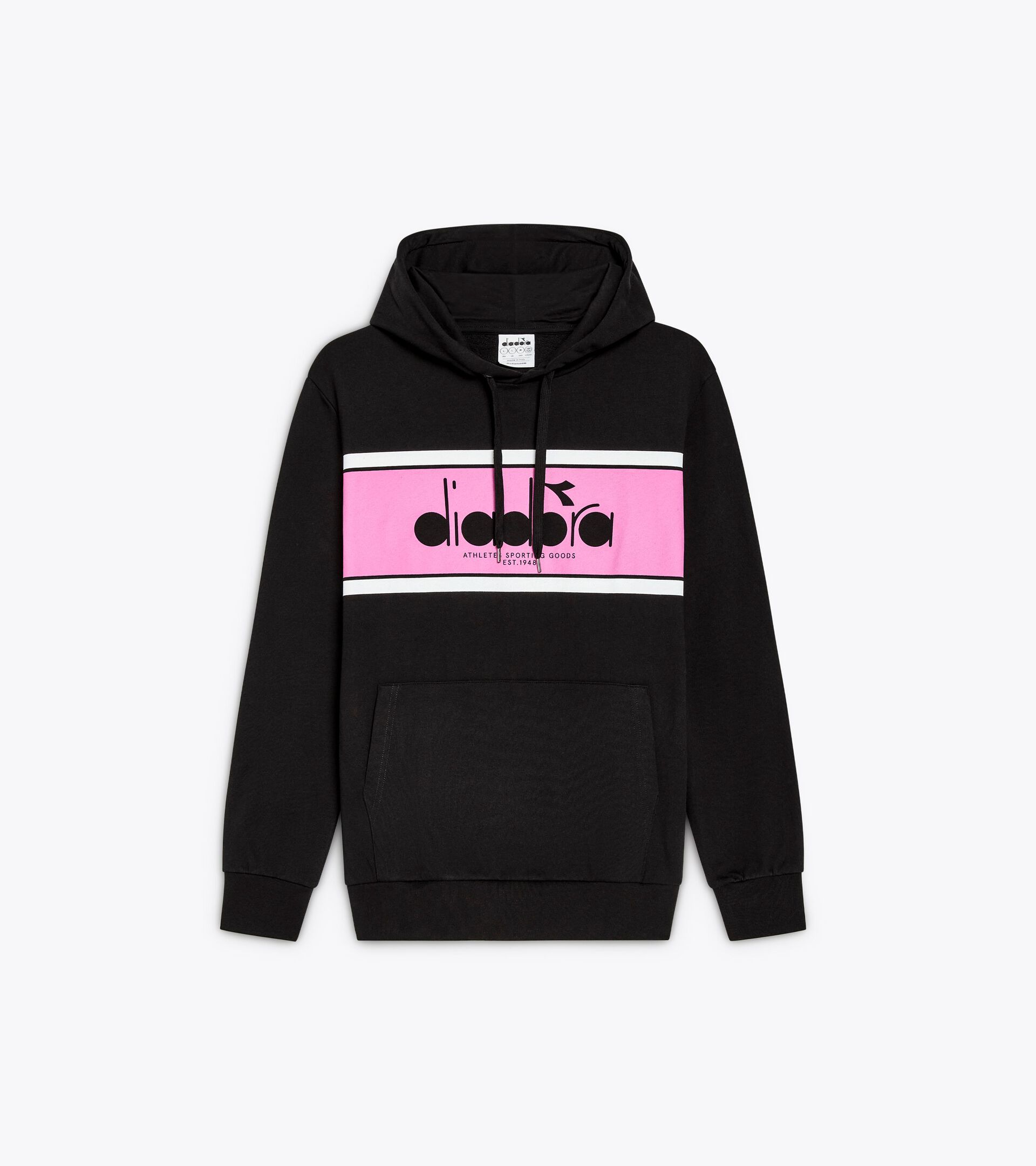 Color block hoodie - All-Gender HOODIE LOGO WILD PINK - Diadora