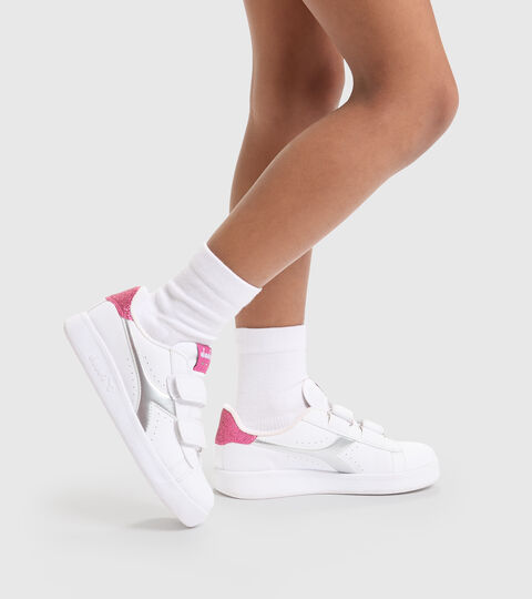 GAME P PS GIRL, BIANCO/AZALEA Zapatilla deportiva - Niños 4-8 años GAME P PS GIRL BIANCO/AZALEA - Diadora