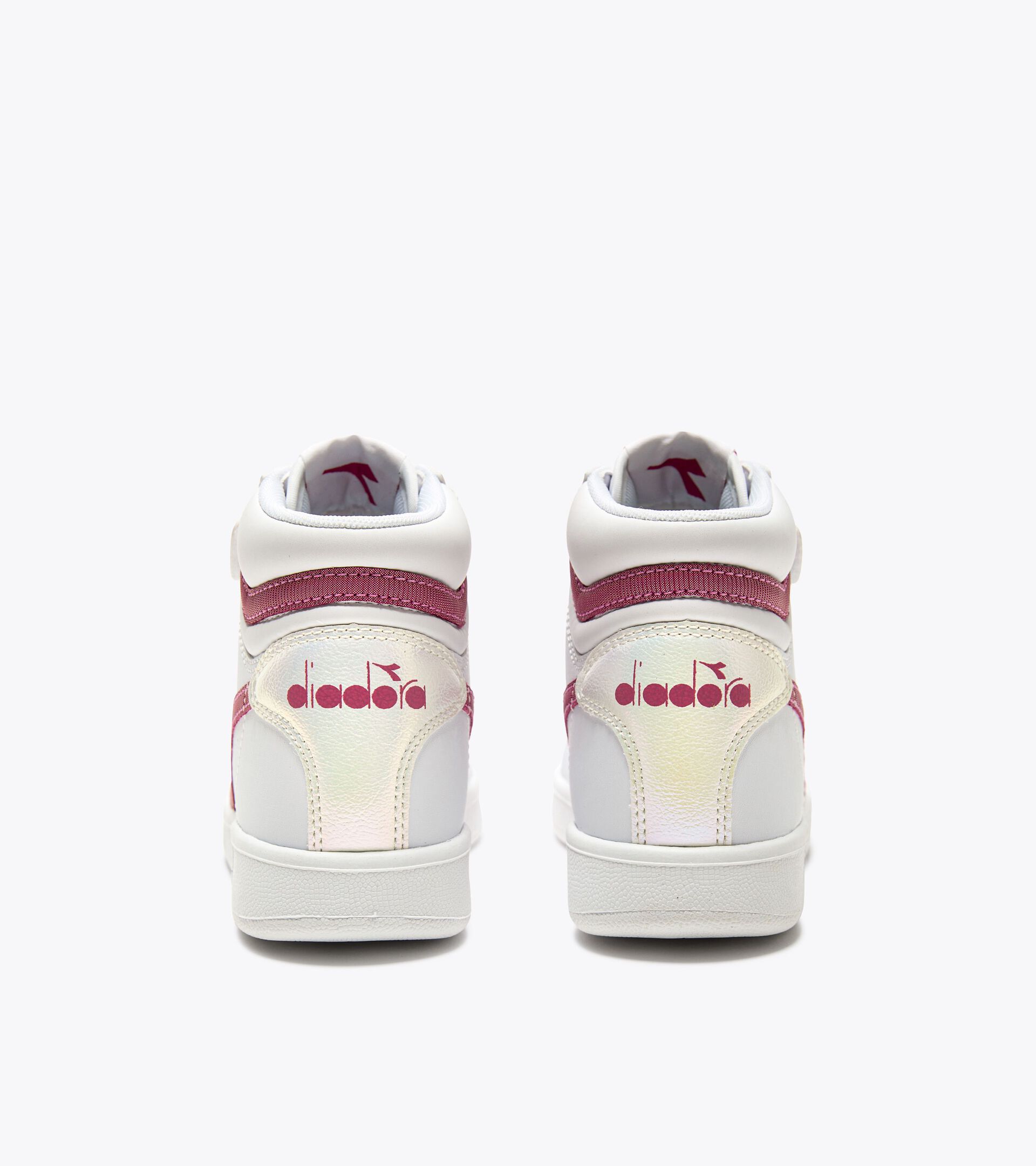 Scarpa sportiva - Bambini/e 4-8 anni GAME P HIGH GIRL PS BIANCO/ROSSO CLARET - Diadora