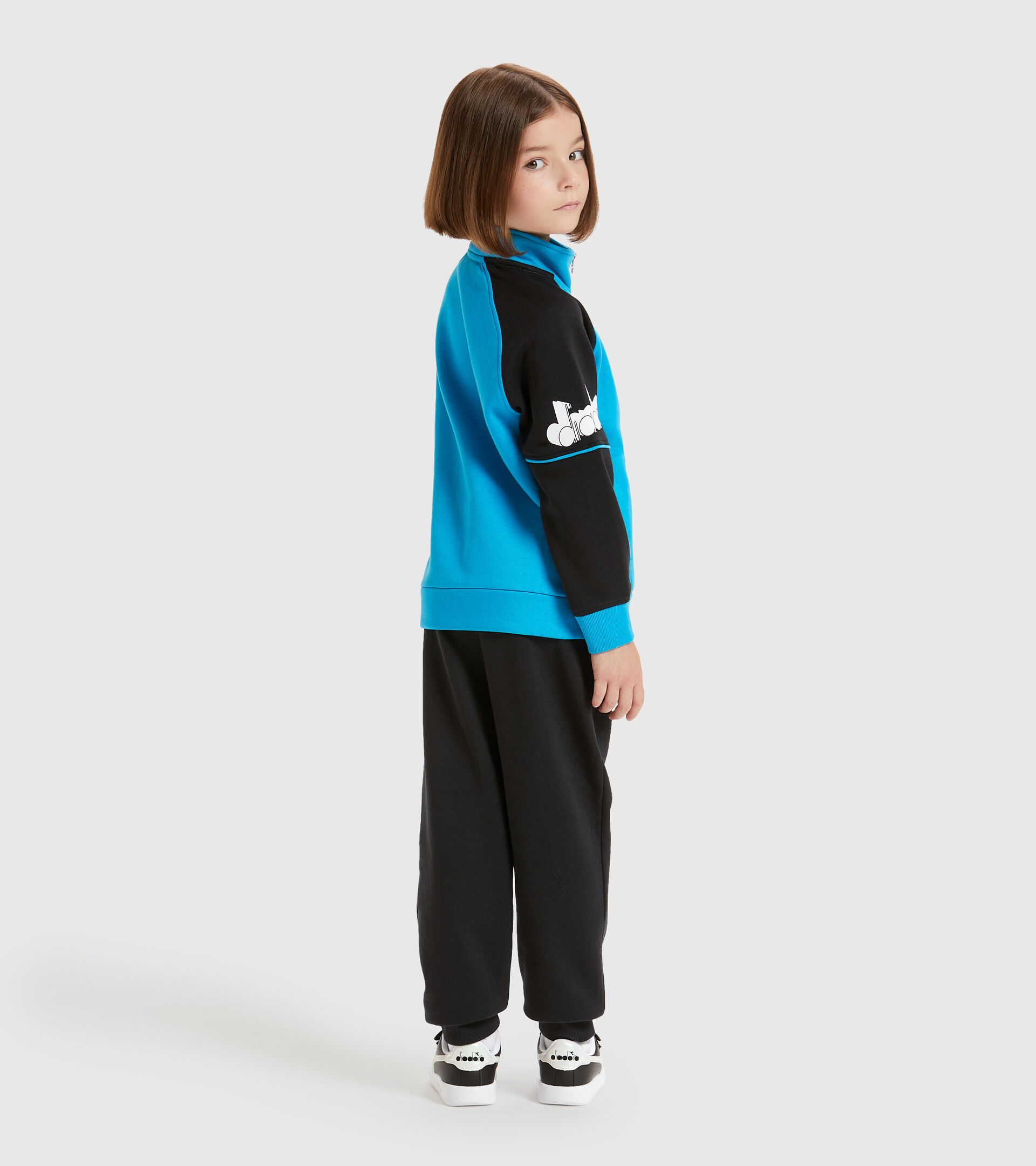 Tracksuit - Kids JU. FZ TRACKSUIT CUBIC SKY-BLUE DANUBE - Diadora