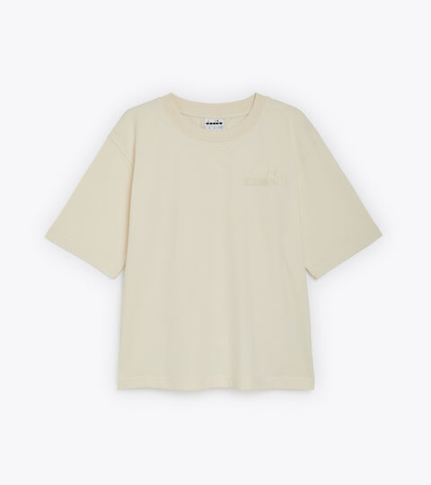 L. T-SHIRT SS SPW LOGO, BLANC CYGNE T-shirt en coton - Femme L. T-SHIRT SS SPW LOGO BLANC CYGNE - Diadora