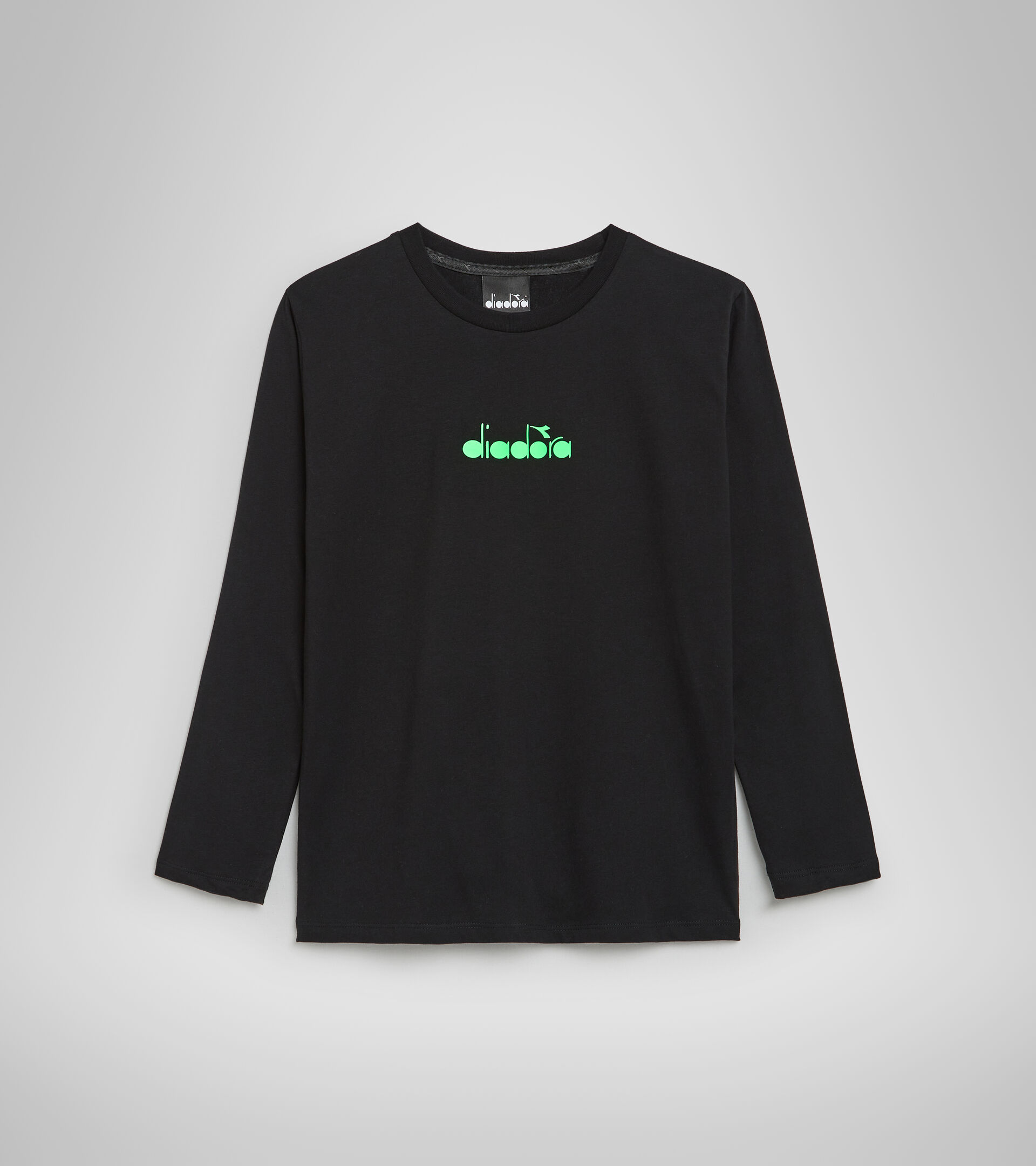 T-shirt long sleeve - Boy JB.T-SHIRT LS D BLACK - Diadora