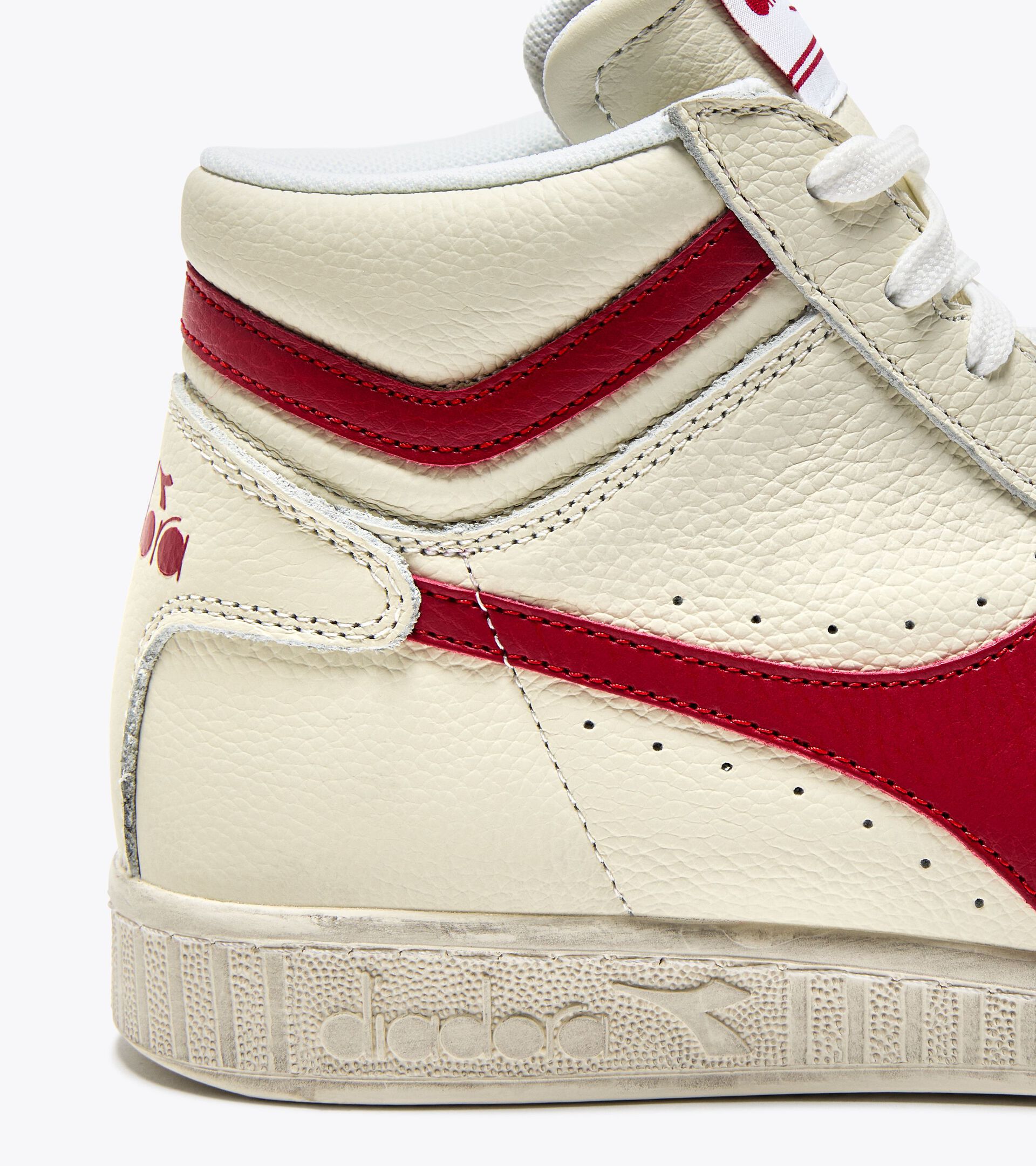 Zapatilla deportiva - Para todos los géneros GAME L HIGH WAXED BLANCO/NARANJA.COM - Diadora