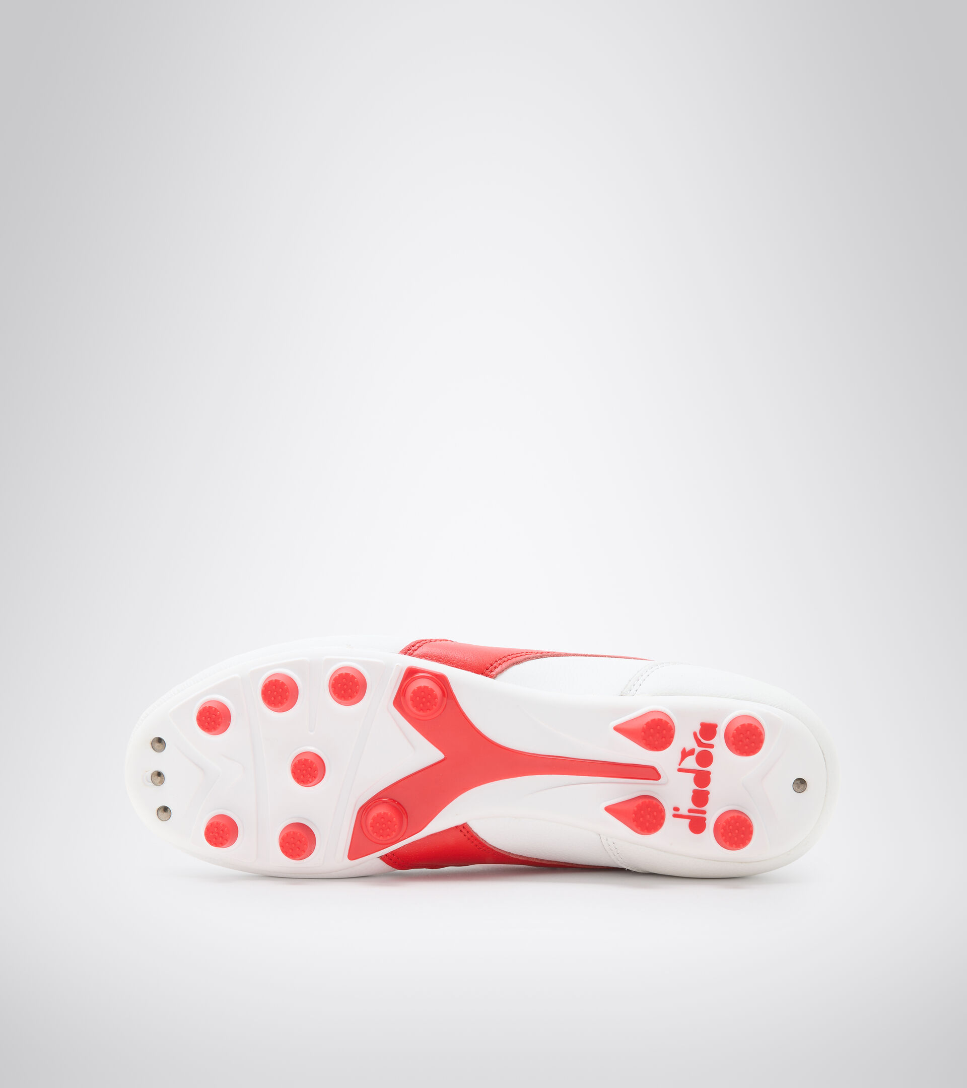 Firm ground football boot BRASIL LT+ MDPU WHITE/MILANO RED - Diadora