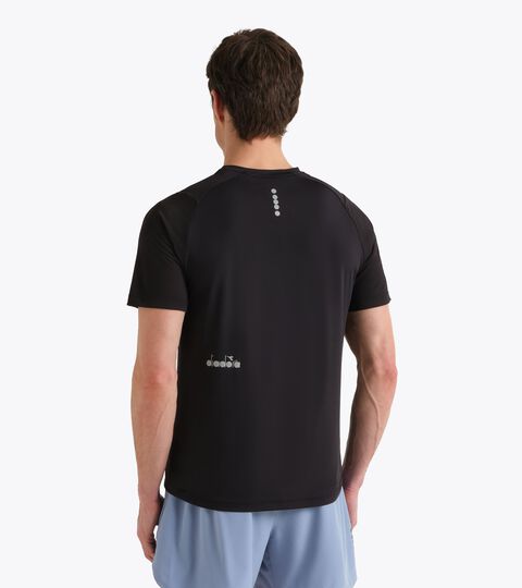 Running t-shirt  - Breathable and Comfortable - Men&rsquo;s SS T-SHIRT TECH BLACK - Diadora