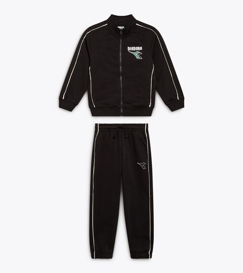 JB. TRACKSUIT FZ LOGO (BR), BLACK Tracksuit made with brushed fleece - Boy
JB. TRACKSUIT FZ LOGO (BR) BLACK - Diadora