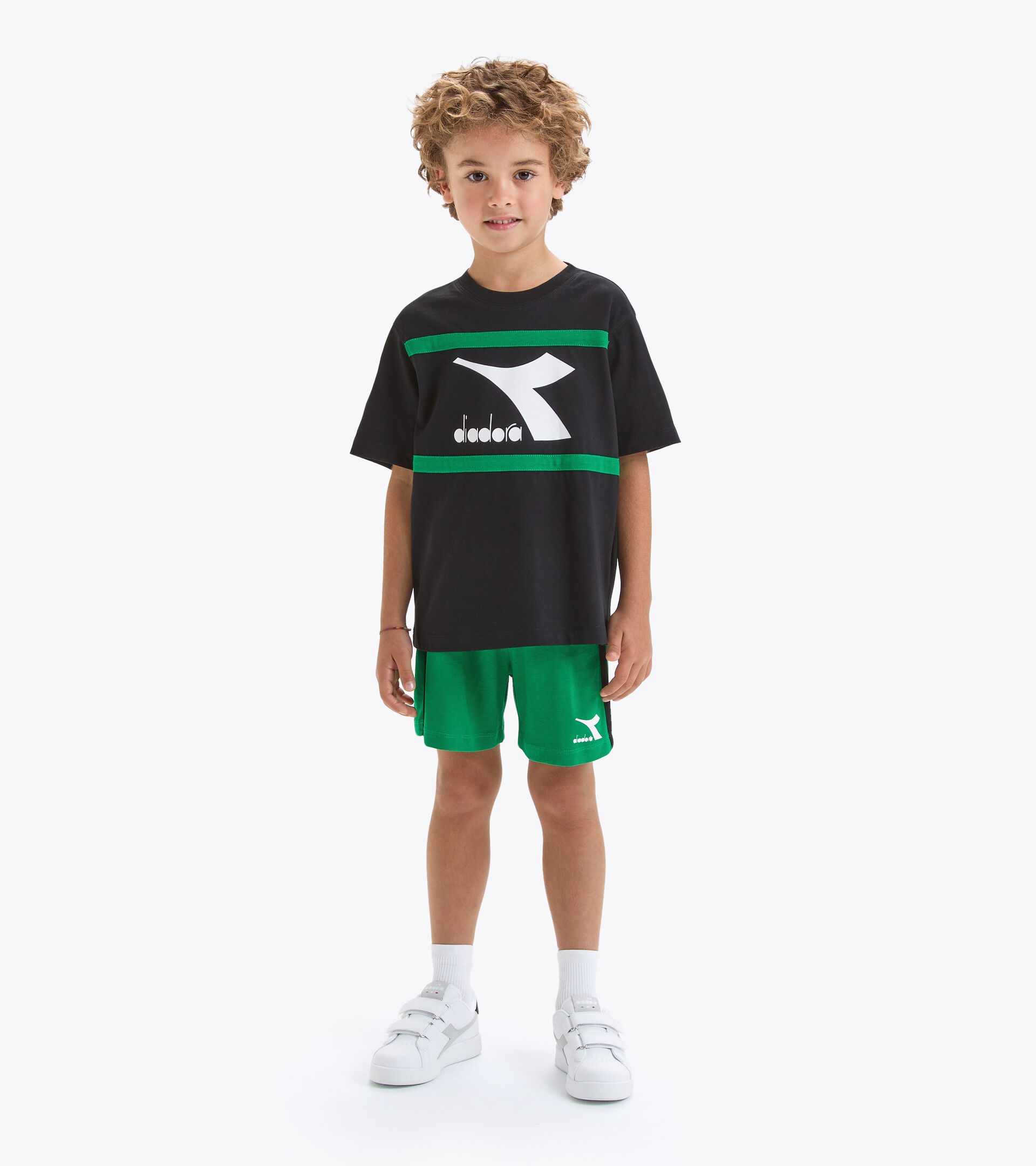 Conjunto deportivo - Niño JB.SET SS SPORT ART NEGRO - Diadora