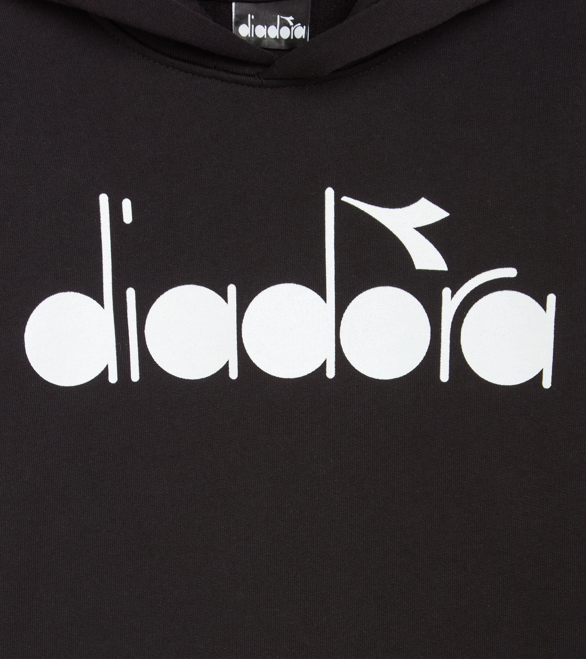 Logo sweatshirt - Boy JB.HOODIE D BLACK/OFF WHITE - Diadora