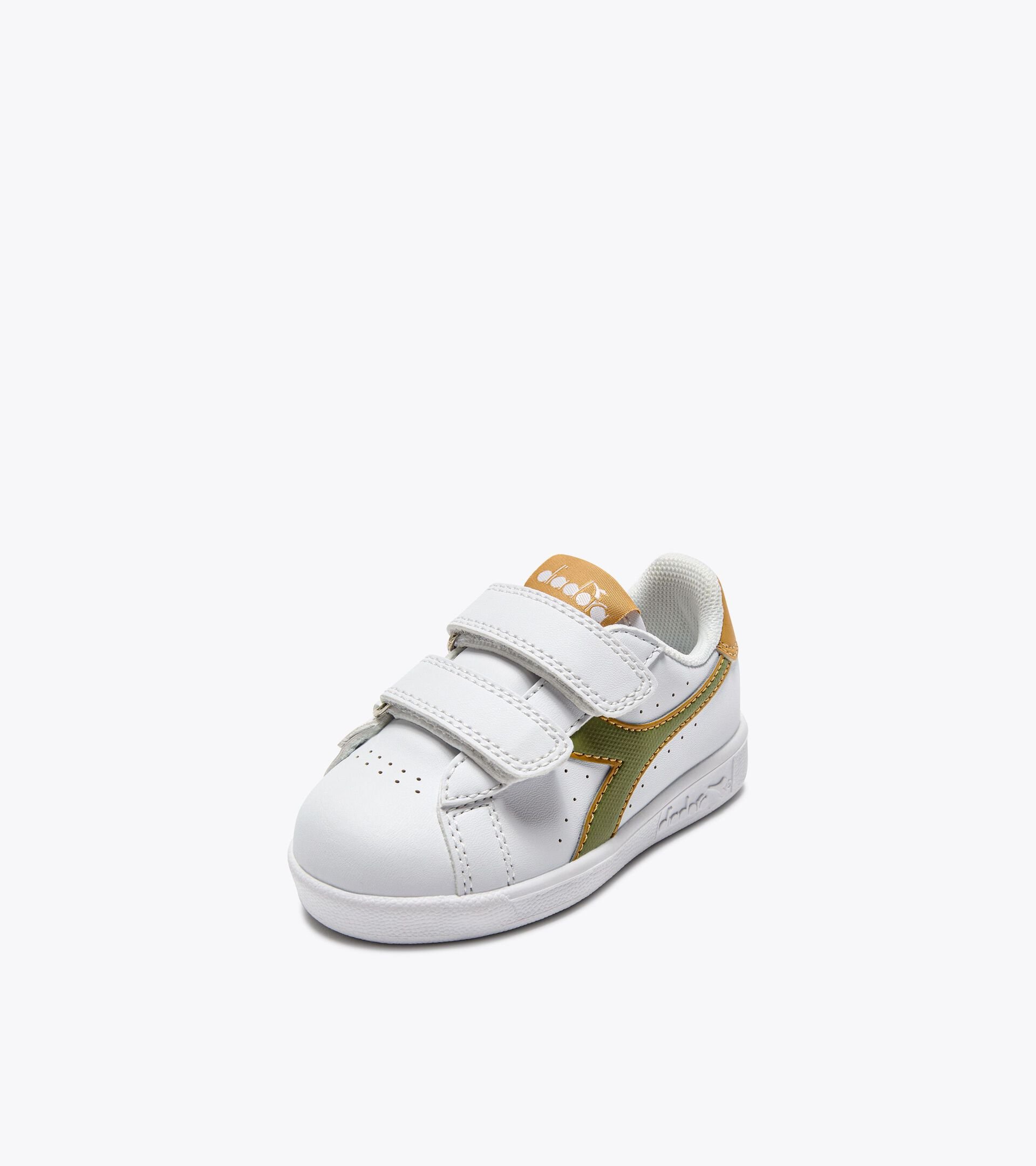 Sports shoes - Toddlers 1-4 years GAME P TD WHITE/CALLISTE GREEN - Diadora