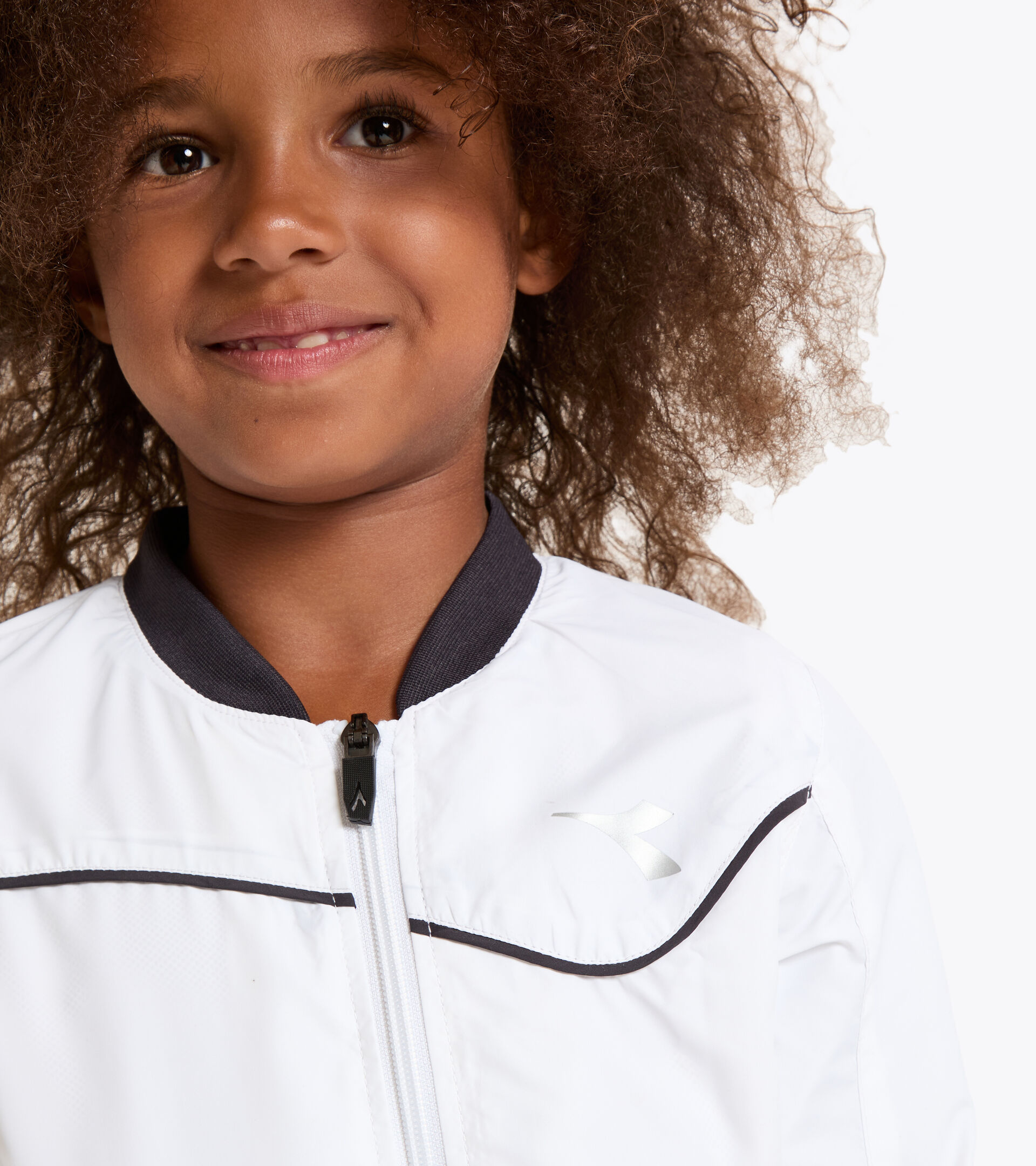 Chaqueta de tenis - Junior G. JACKET COURT BLANCO VIVO - Diadora