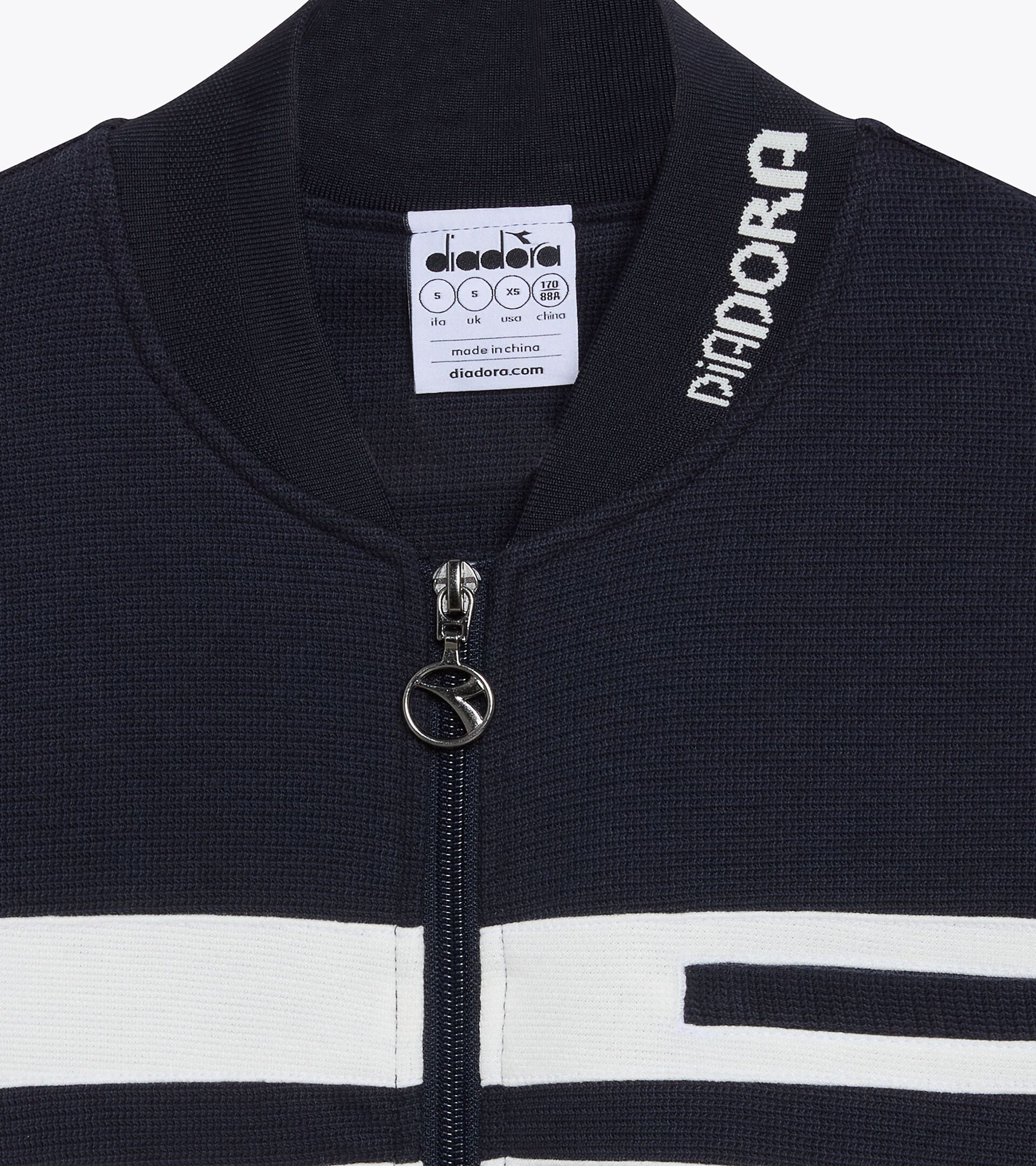 Veste en polycoton Legacy - Femme L. JACKET LEGACY BLEU CORSAIRE - Diadora