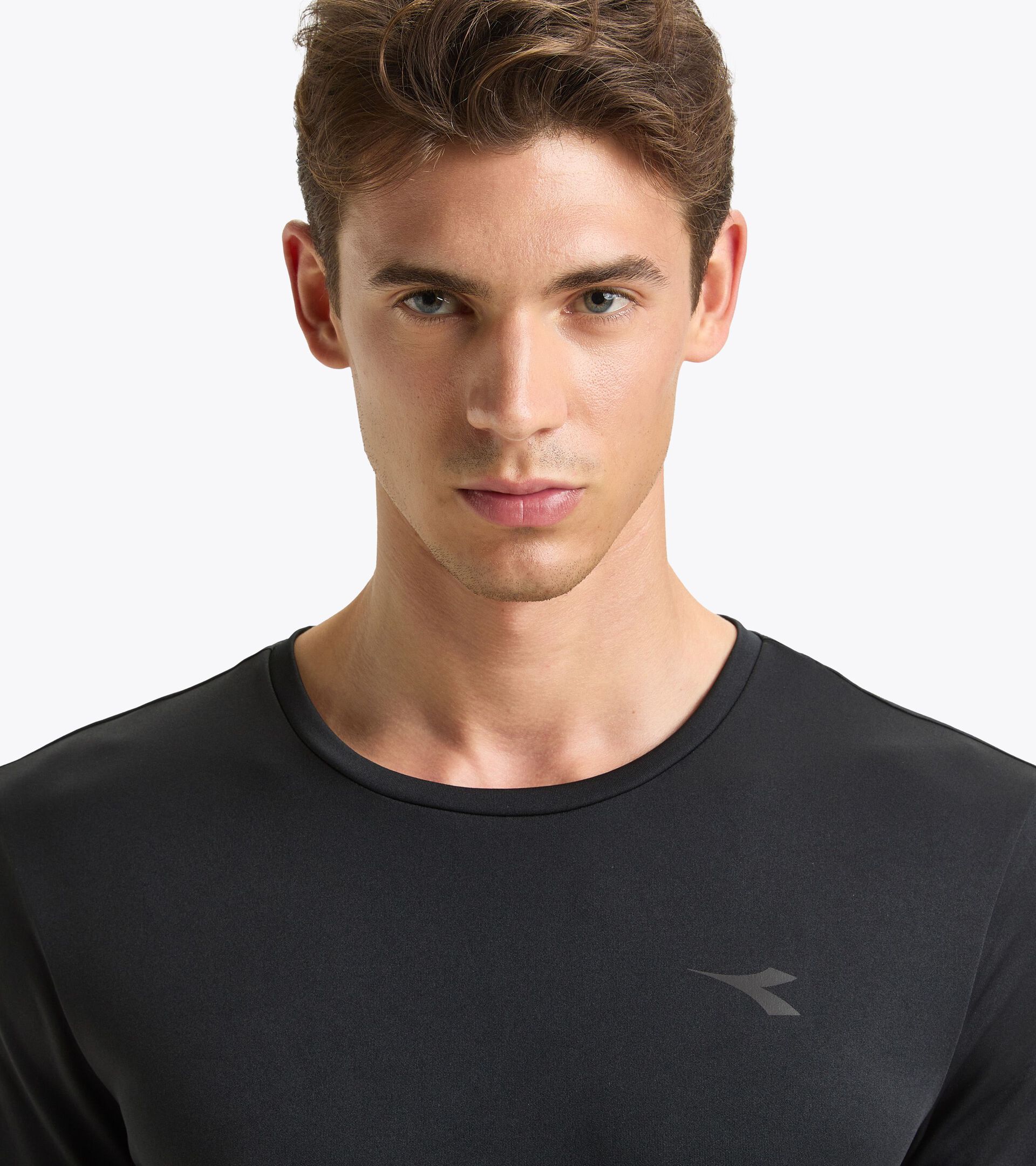 Maglia a maniche lunghe - Uomo LS T-SHIRT RUN NERO - Diadora