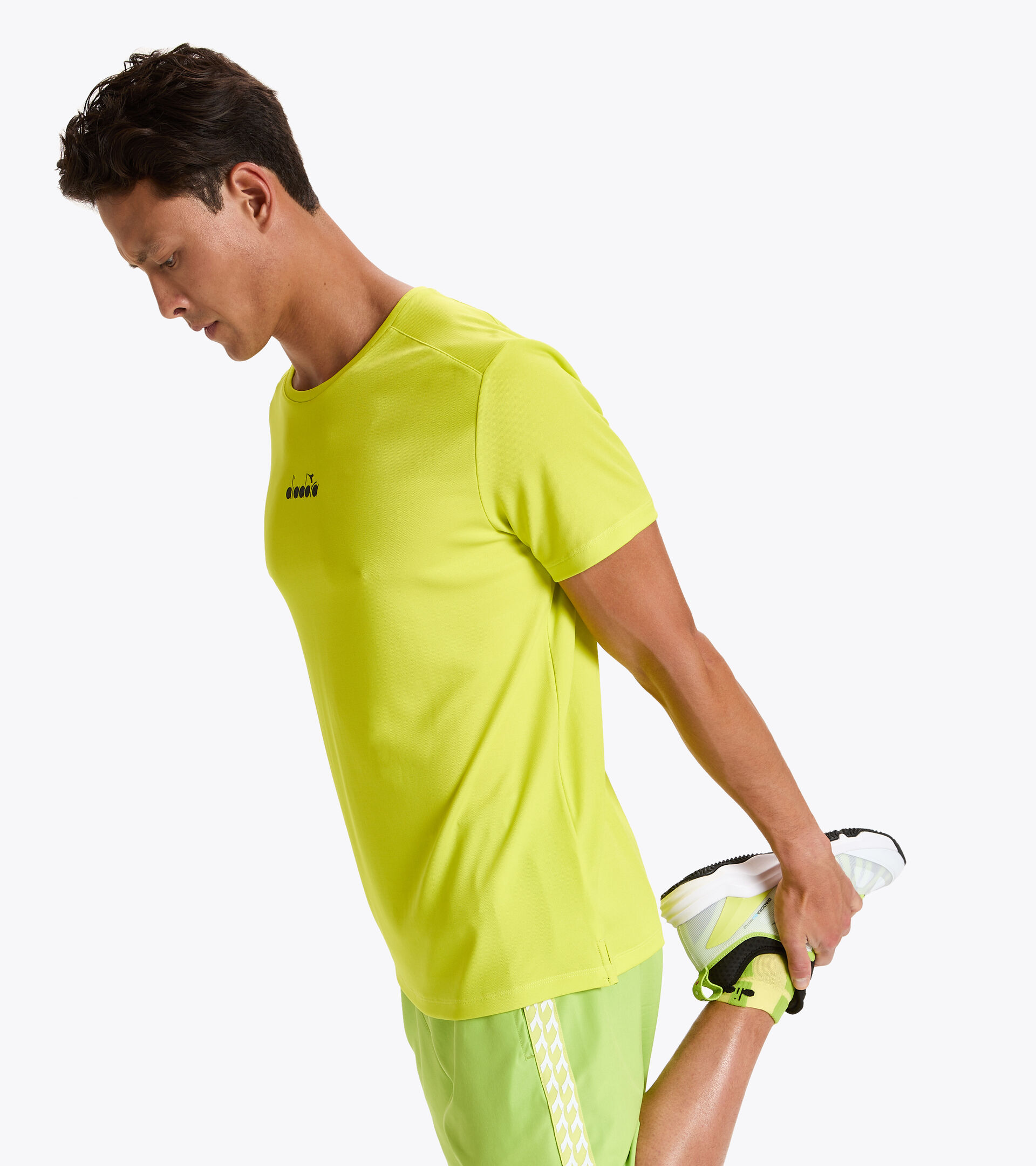 T-shirt da tennis - Uomo SS T-SHIRT EASY TENNIS VERDE SORGENTE - Diadora