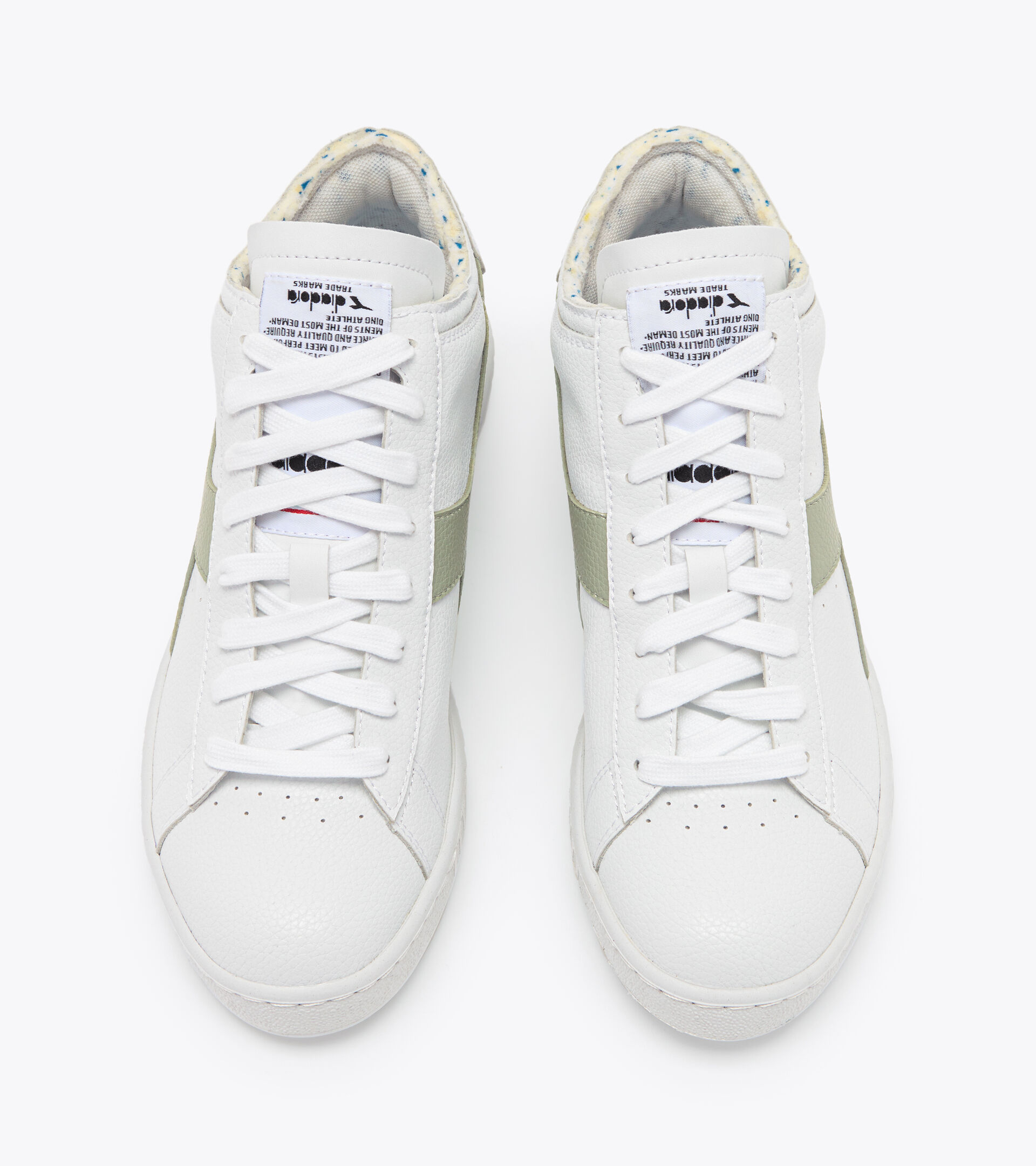 Sporty sneakers - Unisex GAME ROW CUT 2030 WHITE/DESERT SAGE - Diadora
