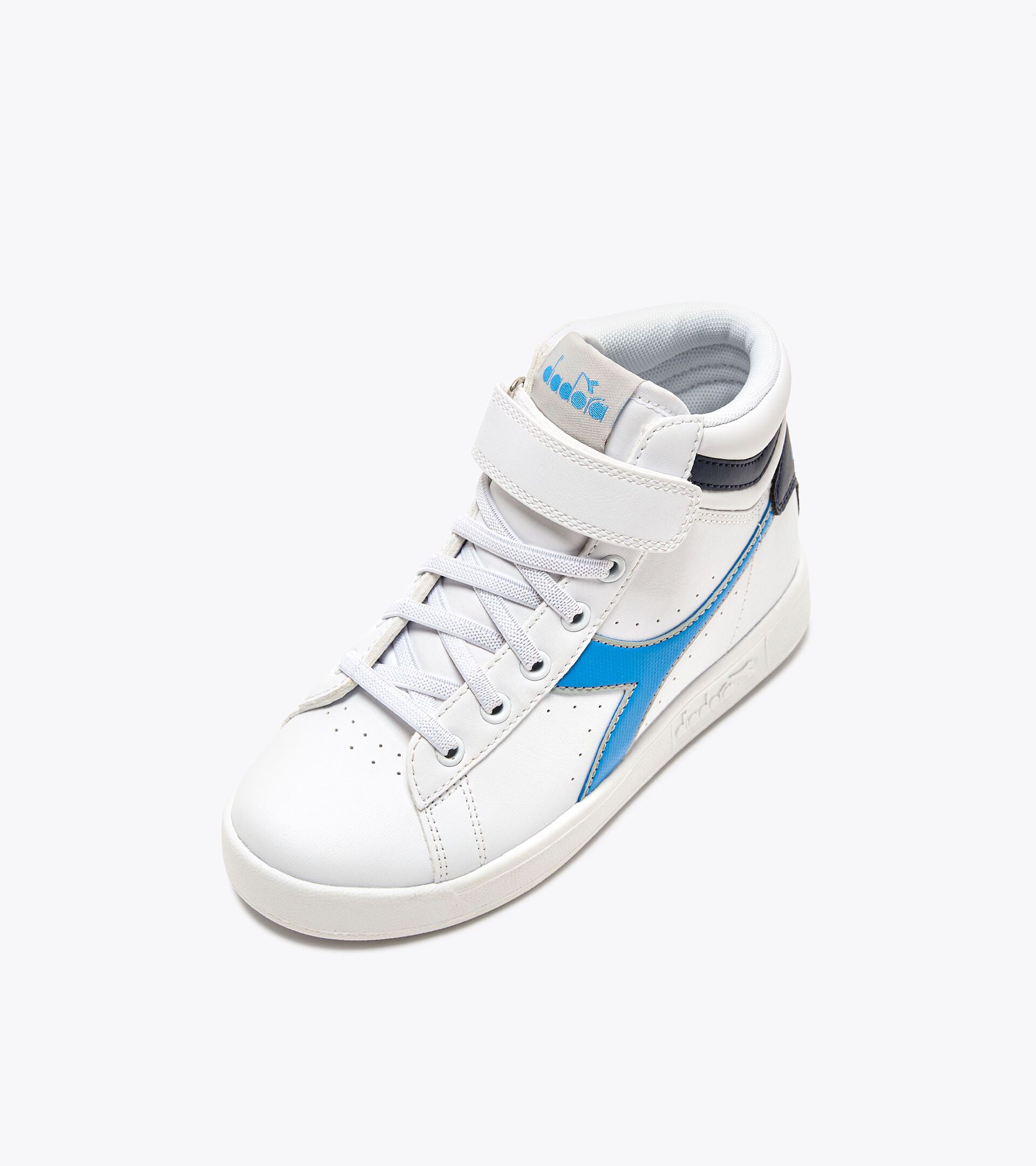 Chaussures de sport - Garçon 4-8 ans GAME P HIGH PS BLC/AZURE BLE/BLEU AUBE - Diadora