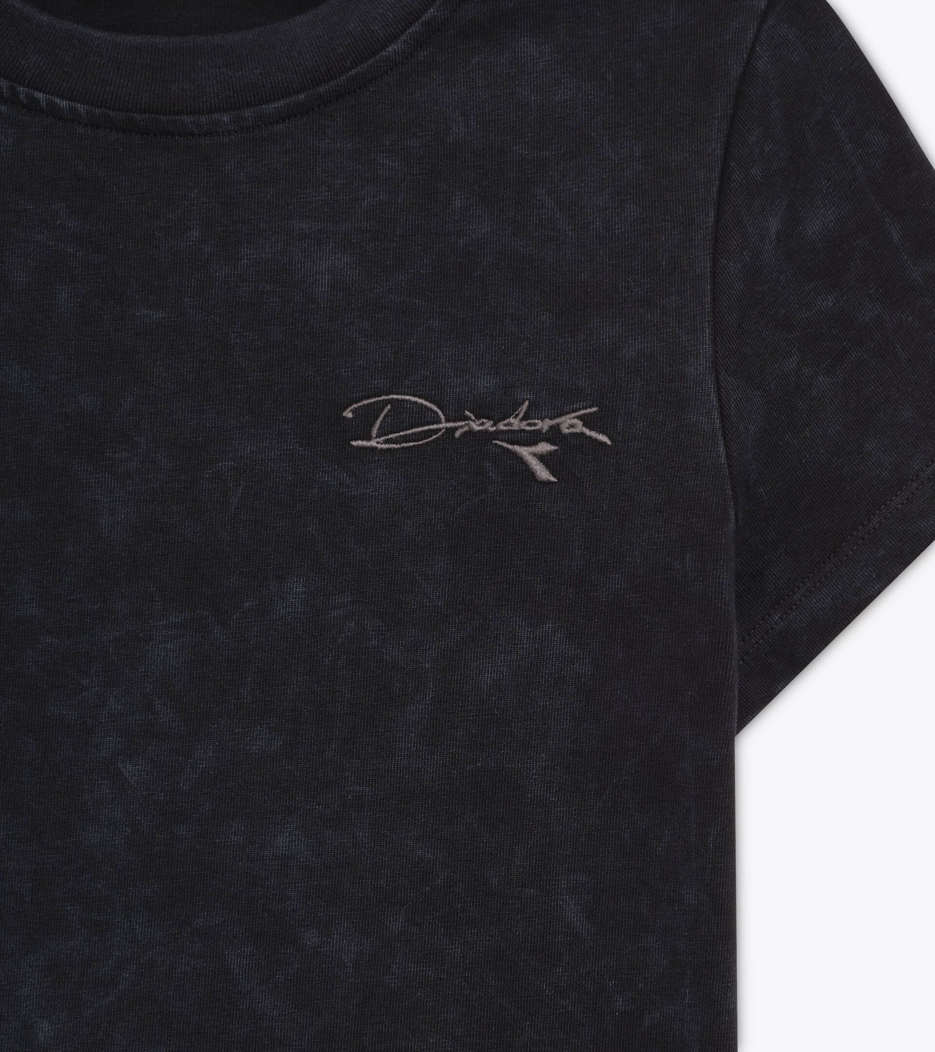 Retro-inspired Cotton T-shirt - Slim Fit - Women&rsquo;s
 L. T-SHIRT SS AVENUE LAB II BLACK COAL - Diadora