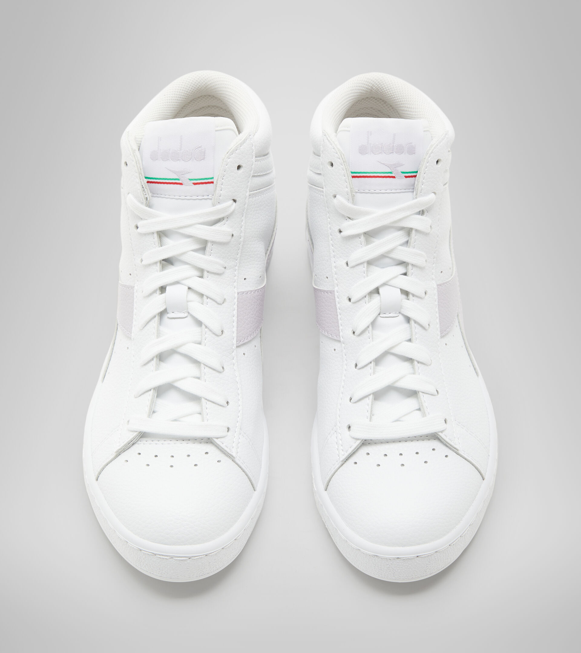 Sports shoes - Unisex GAME L HIGH 2030 WHITE/LILAC MARBLE - Diadora