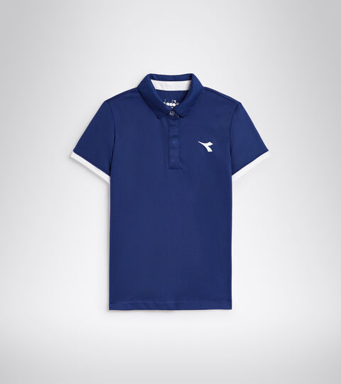 Tennis polo shirt - Junior G. POLO COURT SALTIRE NAVY - Diadora